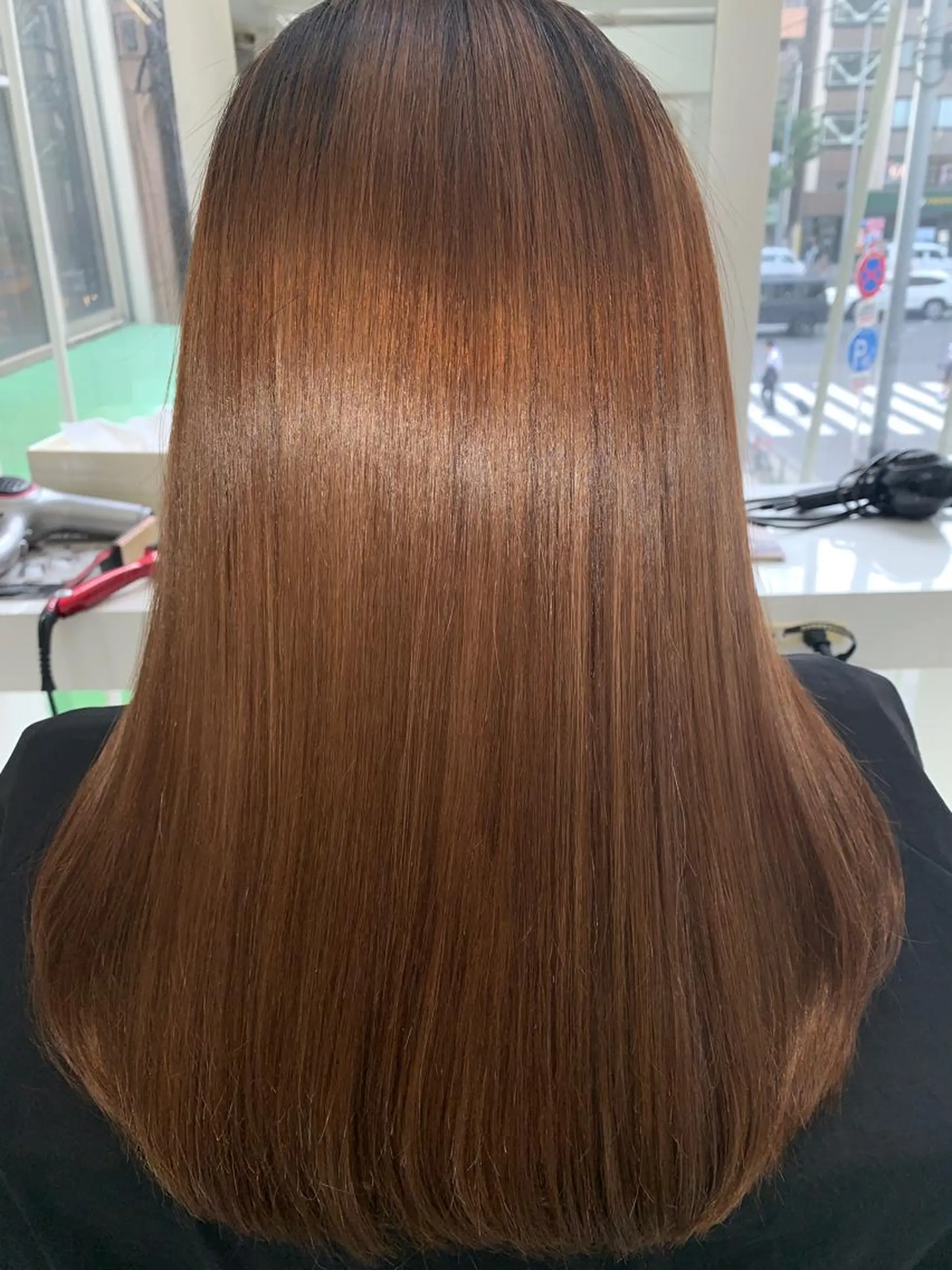 ミディアム カラー アクアカラー 髪質改善 トリートメント ✨髪質改善✨ トリートメントLASのヘアスタイル