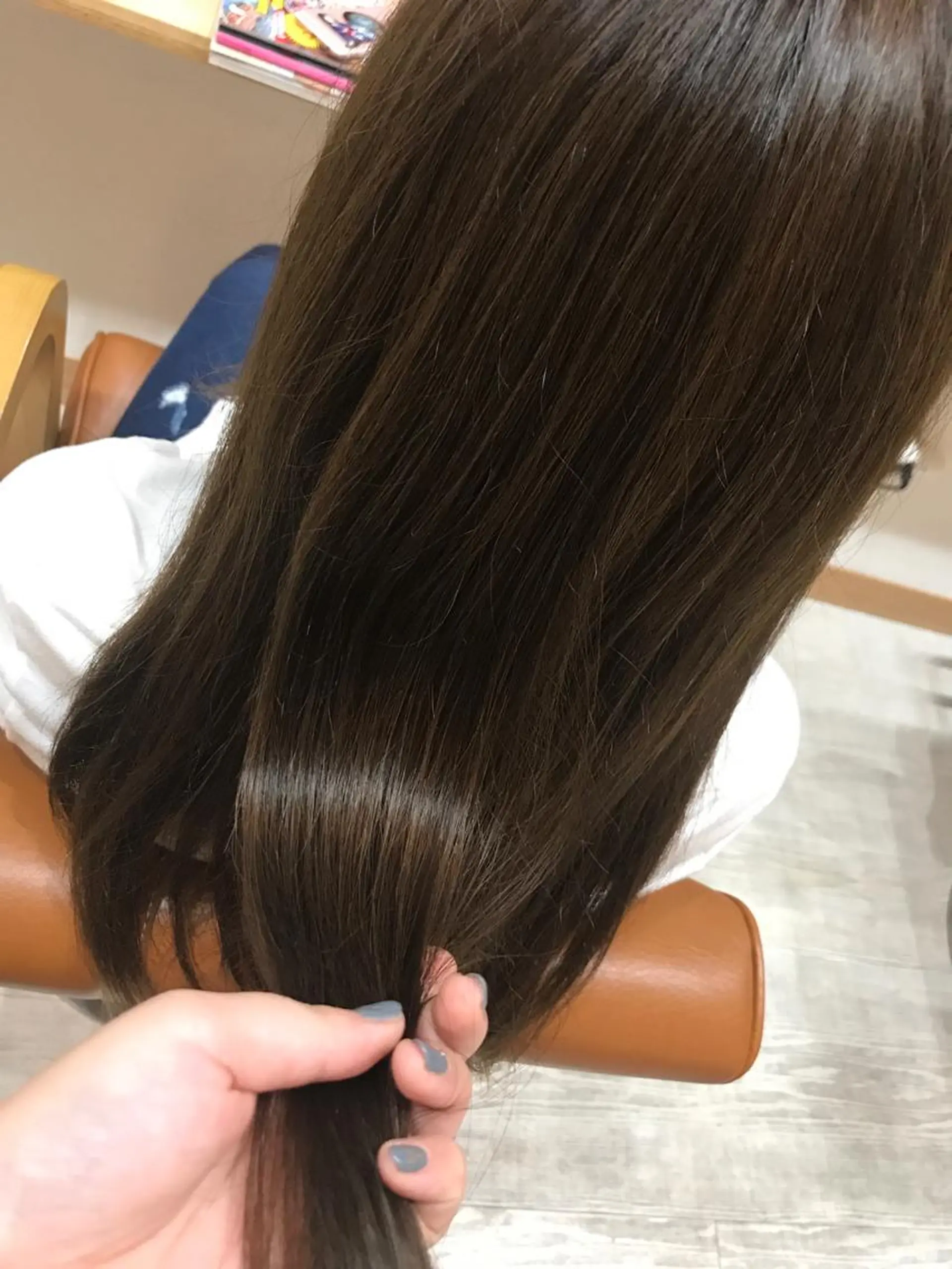 ロング カラー カット 縮毛矯正 🪽まつエク𖧷 ヘアー🩵Naomiのマツエク・マツパデザイン