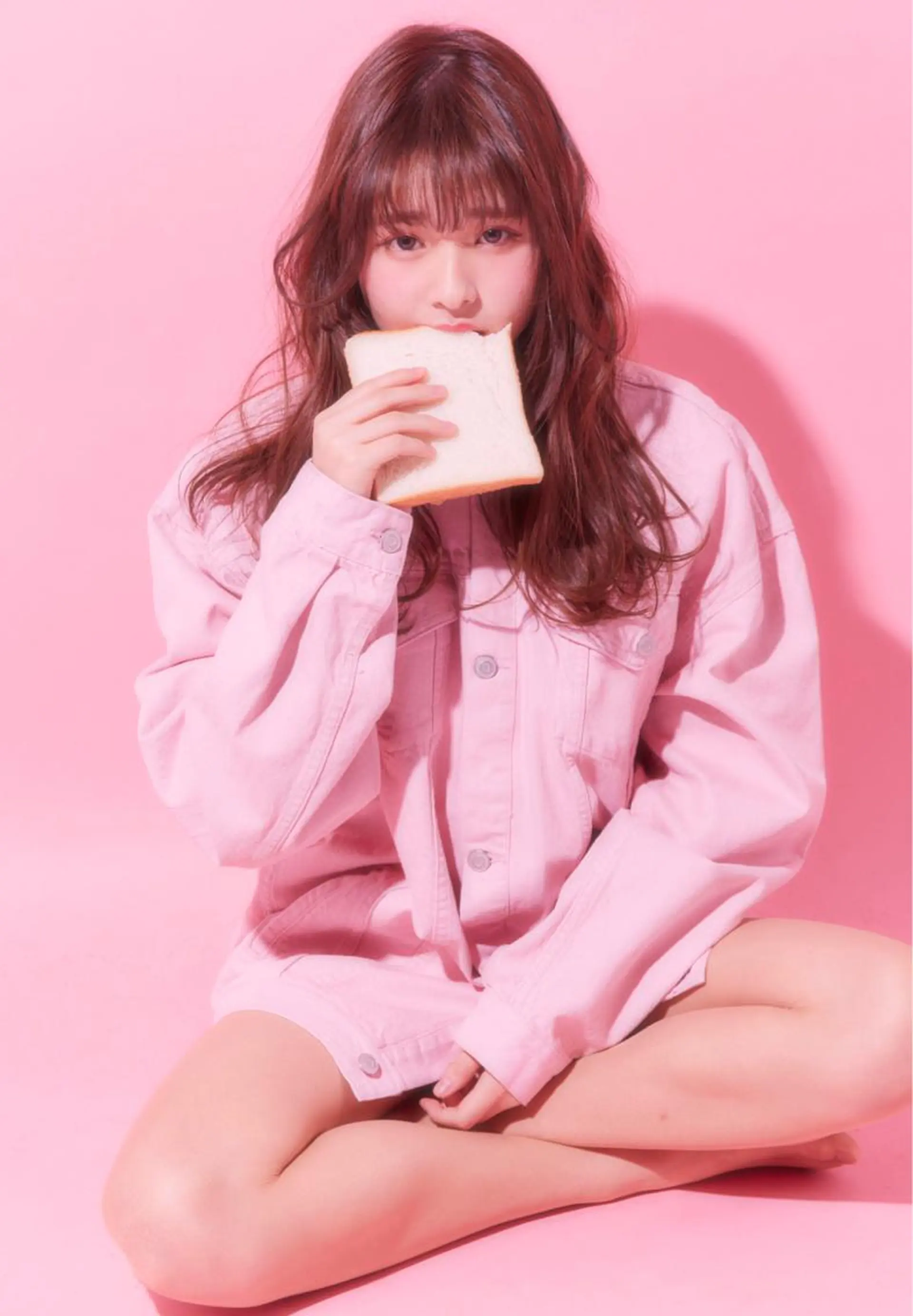 ロング パーマ SHIN/レイヤー カット×クロスパーマのヘアスタイル