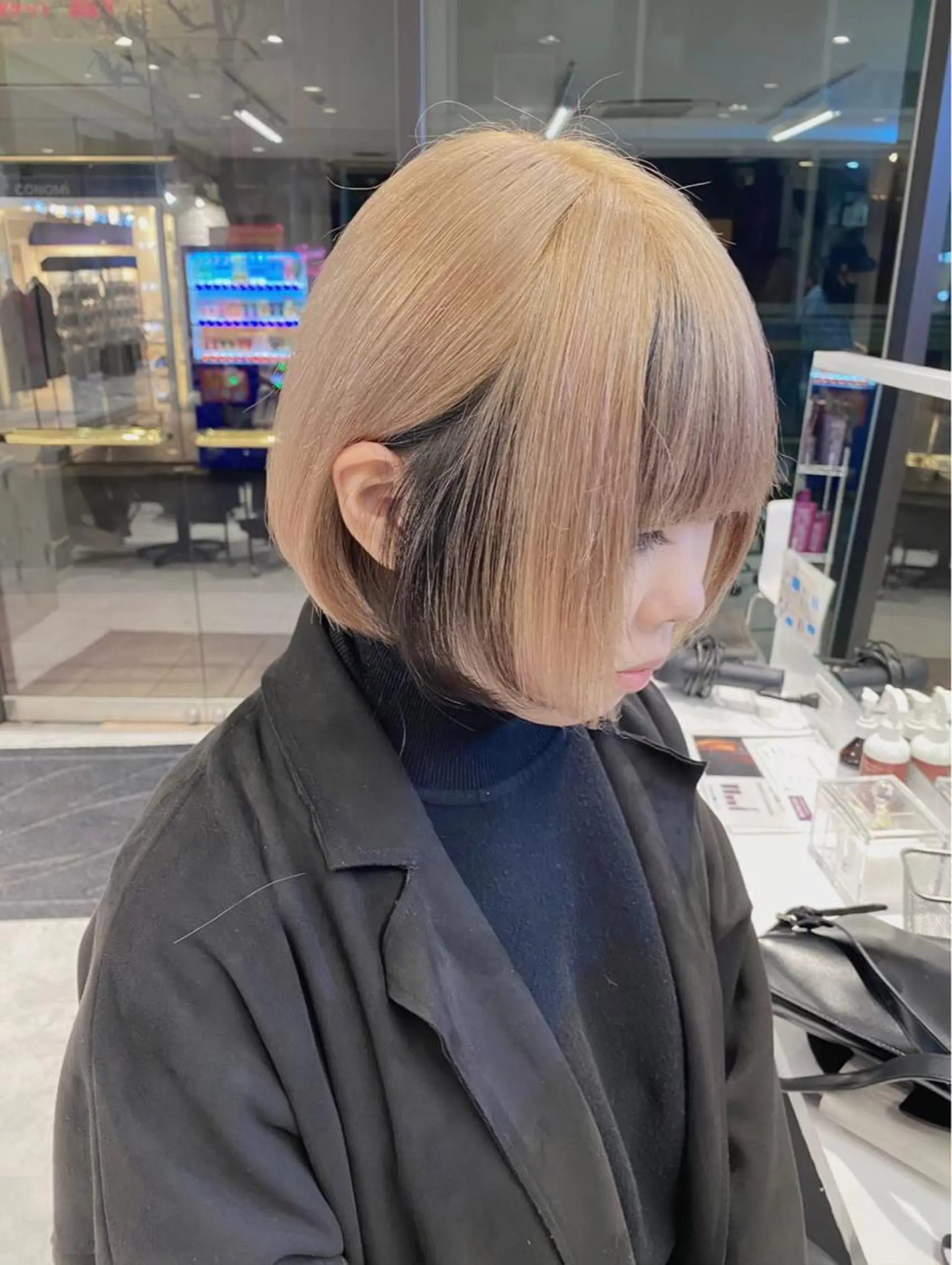 ショート カラー 🧸ミルクティー🧸 kousei🧸のヘアスタイル