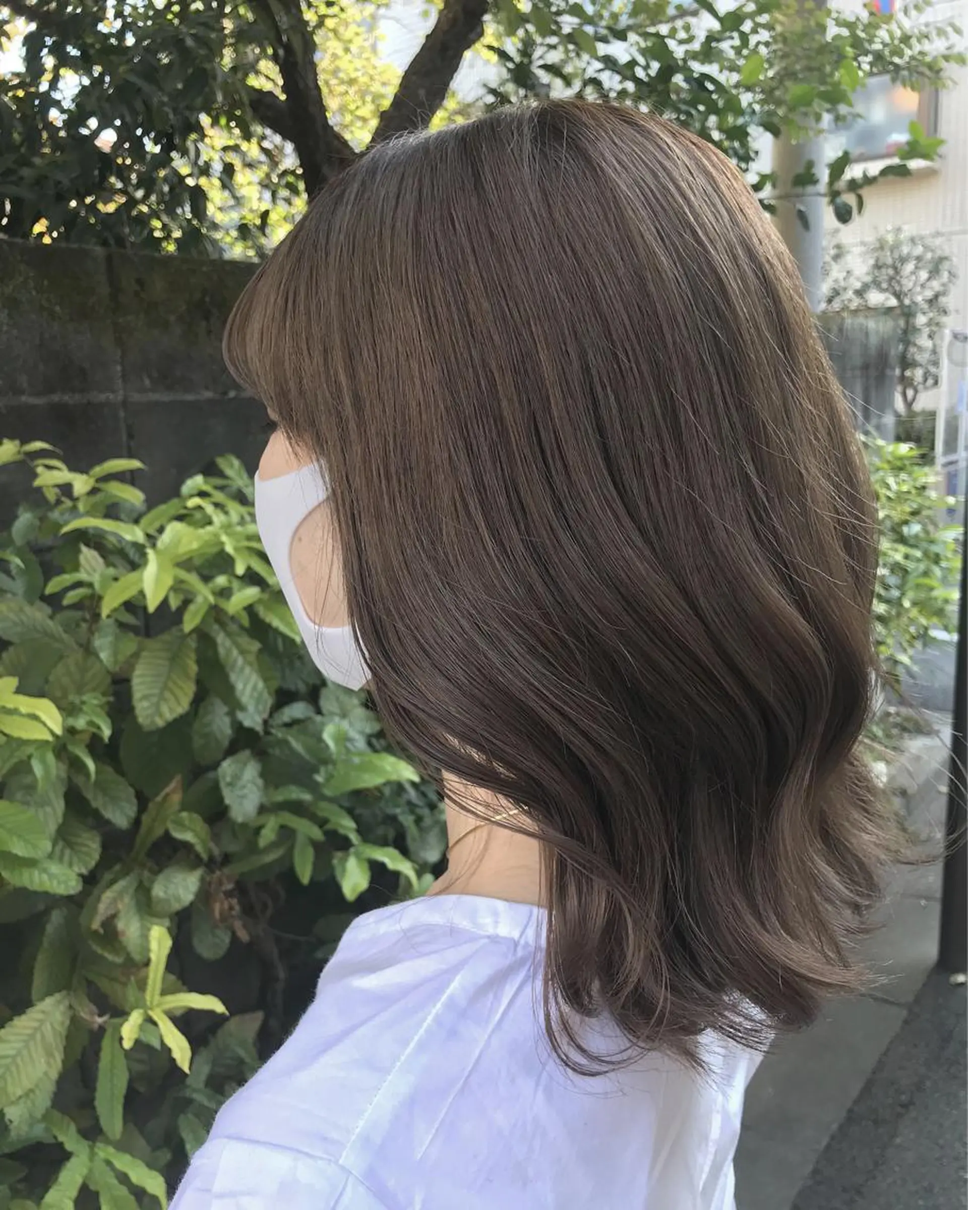 ミディアム 透明感カラー ✨ 韓国艶髪💗菅原のヘアスタイル