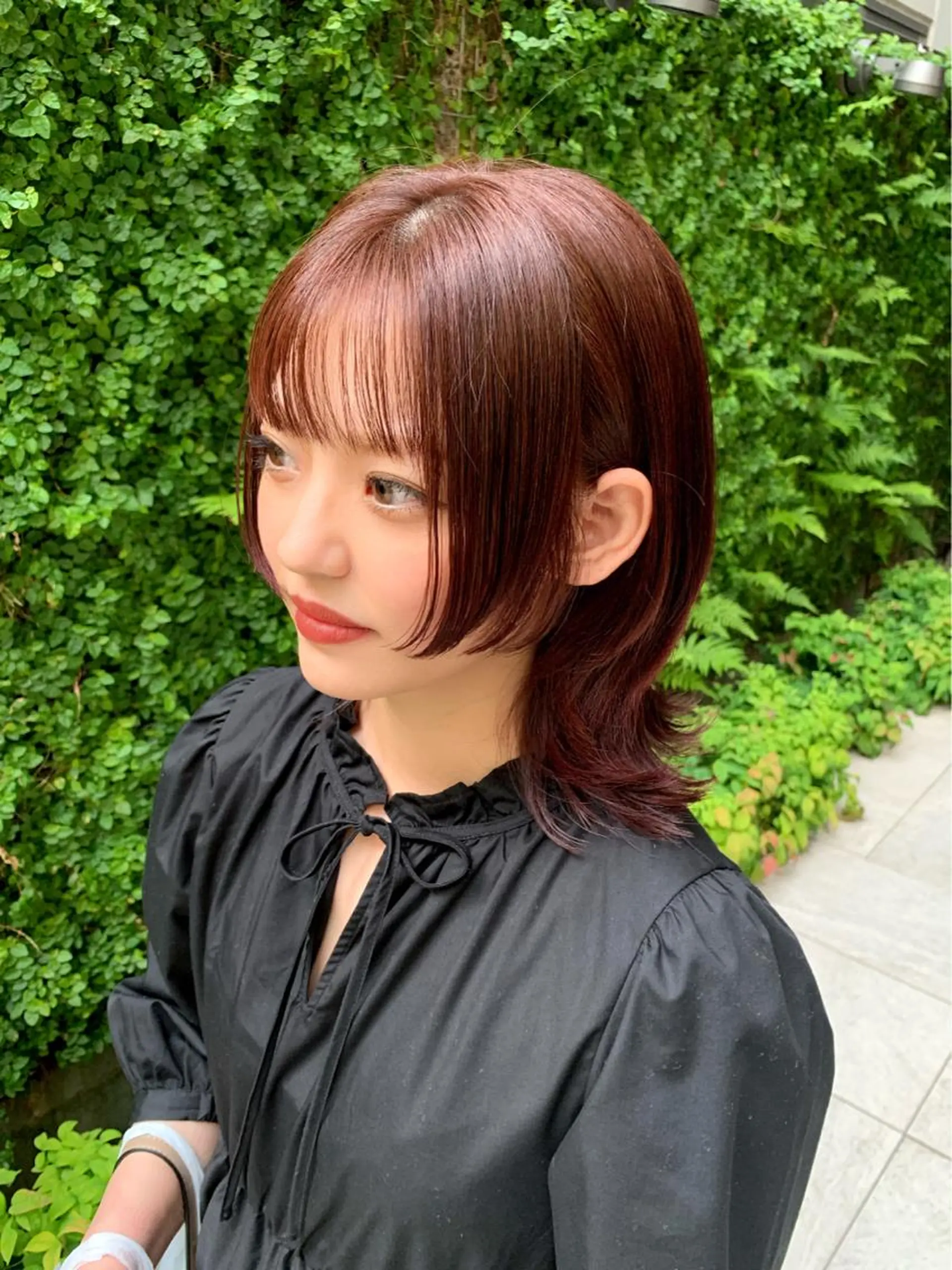 ミディアム ウルフカット ヘアカラー LITTLE _KATOのヘアスタイル