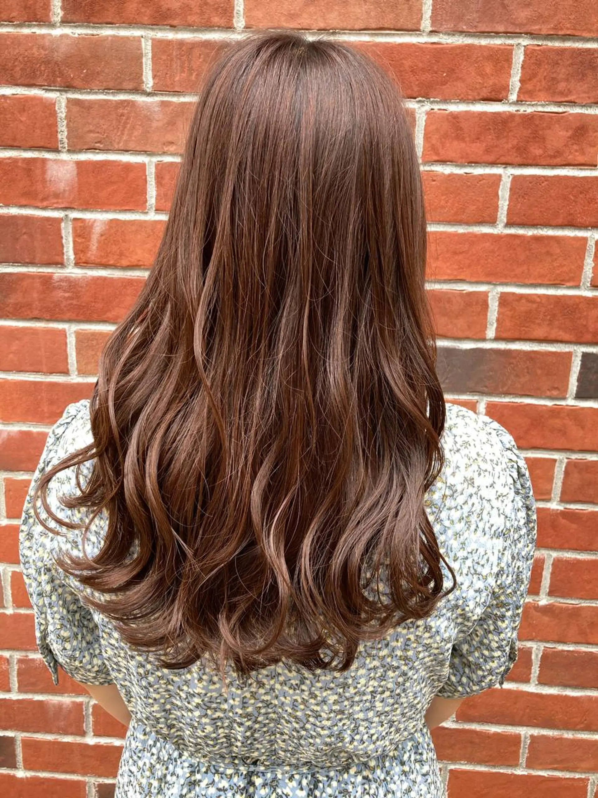 ミディアム カラー ヘアカラー 髪質改善/痛ませ ないカラー/西村航大のヘアスタイル