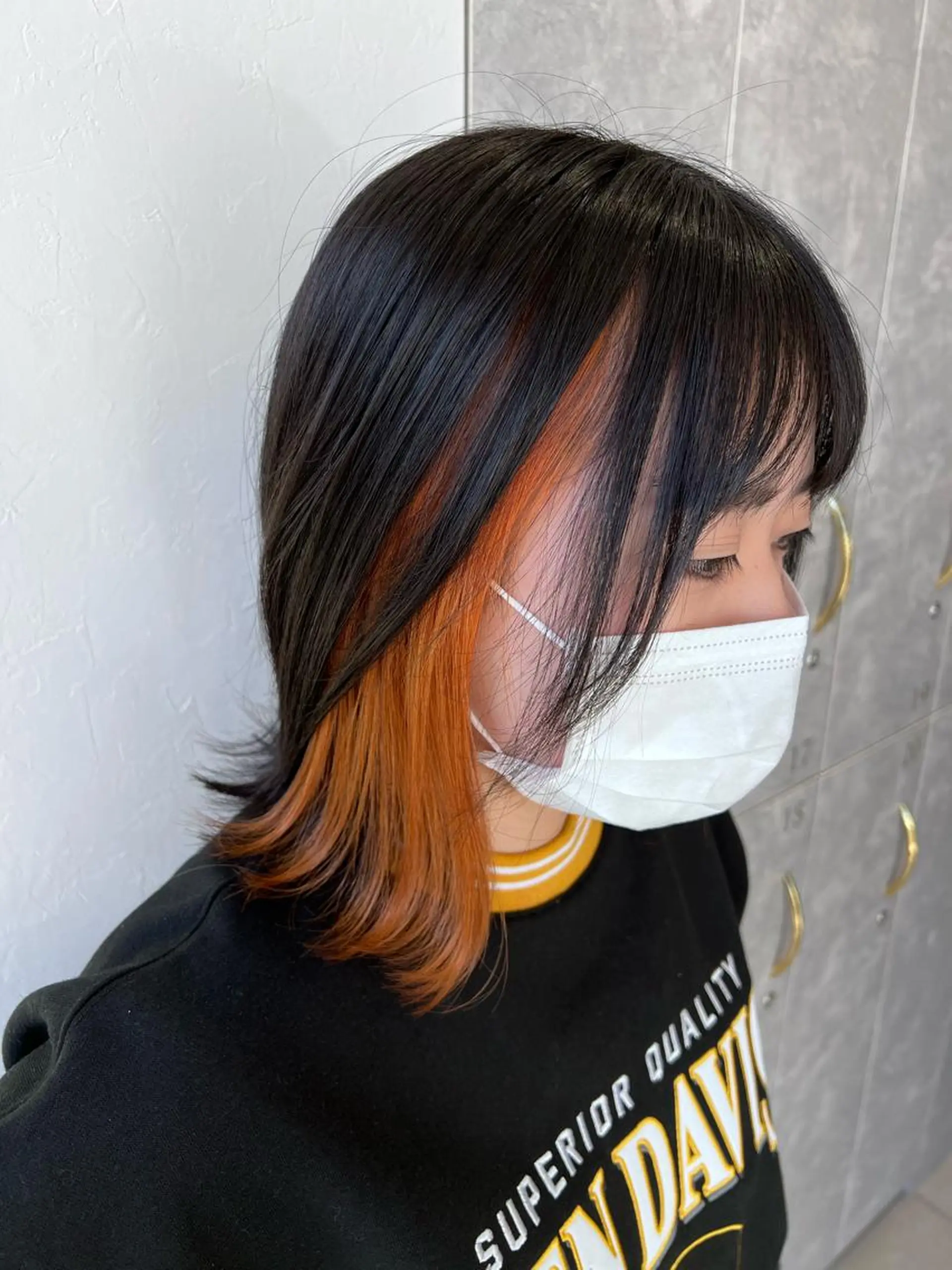 ミディアム 中嶋 彩乃のヘアスタイル