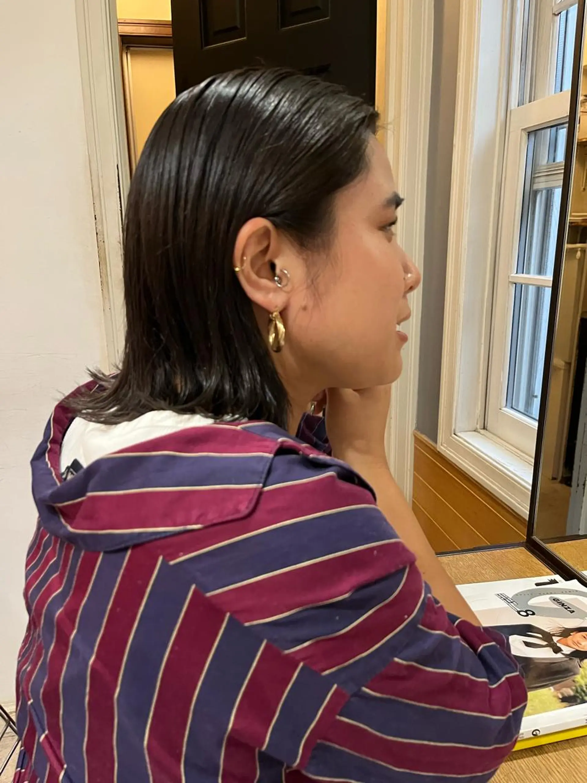 ミディアム カラー カット ヘアカラー NOUN所属・eri kinjoのヘアスタイル