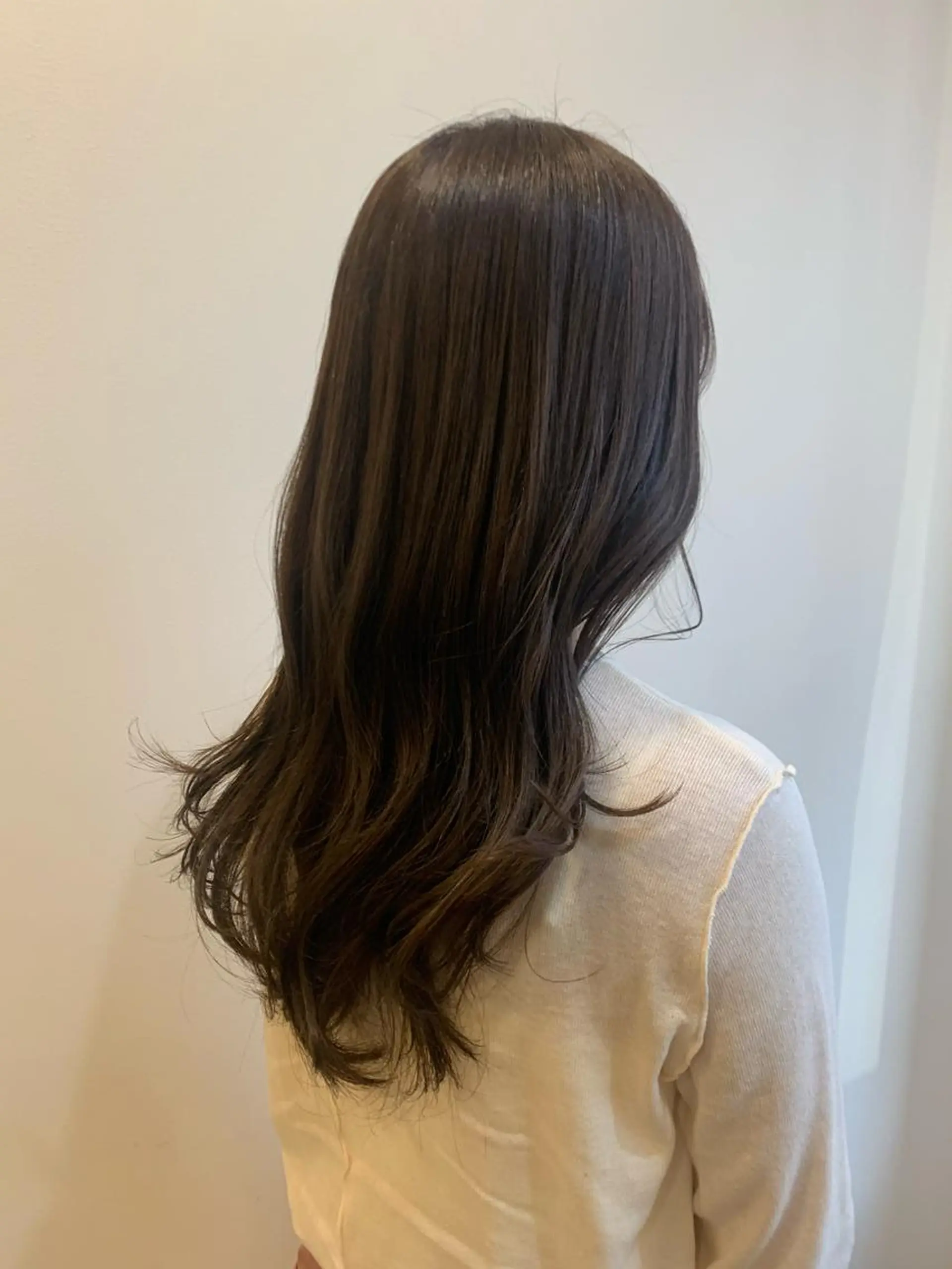 ロング カラー ヨシンモリ 韓国風ヘア レイヤーカット 現地韓国ヘア🇰🇷 Chisaki치사키のヘアスタイル