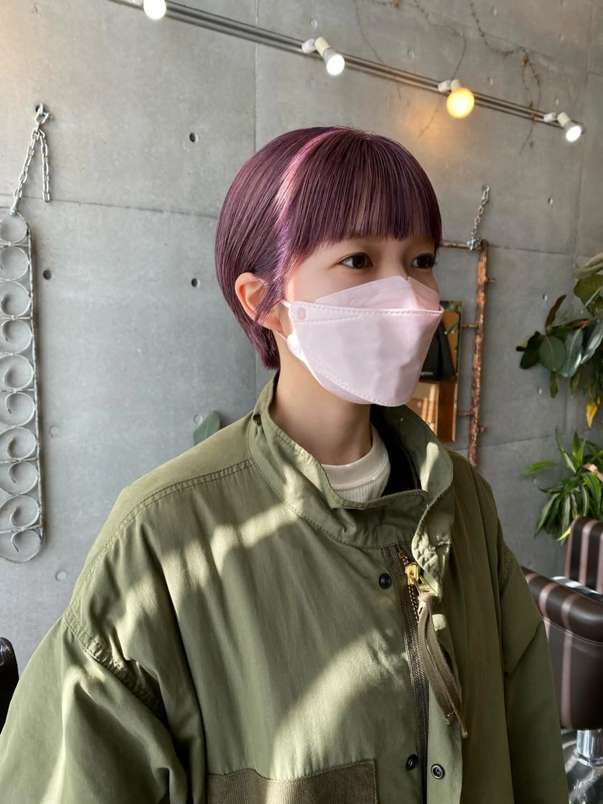 ショート カラー パーマ ヘアアレンジ メンズ キッズ ネイル マツエク・マツパ アイブロウ モリモト サナのヘアスタイル