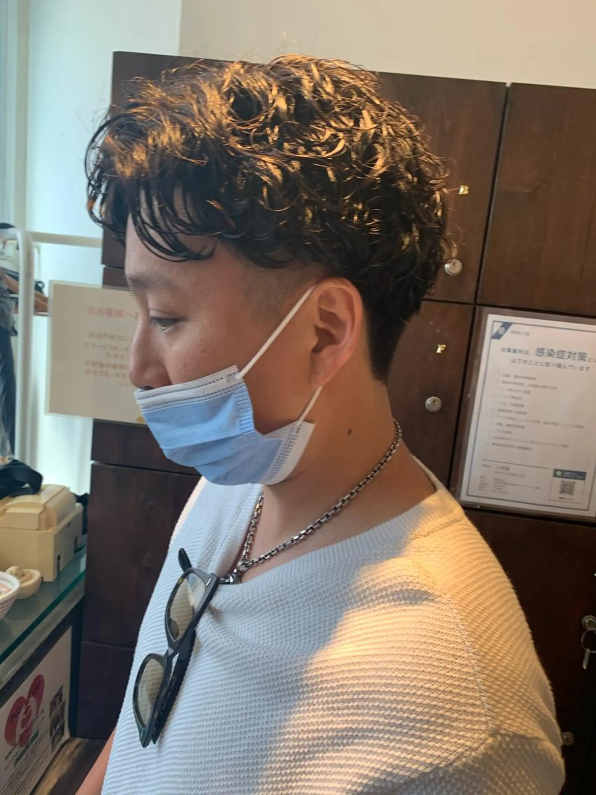 パーマ ハイトーンカラー🩵 耳ツボジュエリー👂のその他イメージ