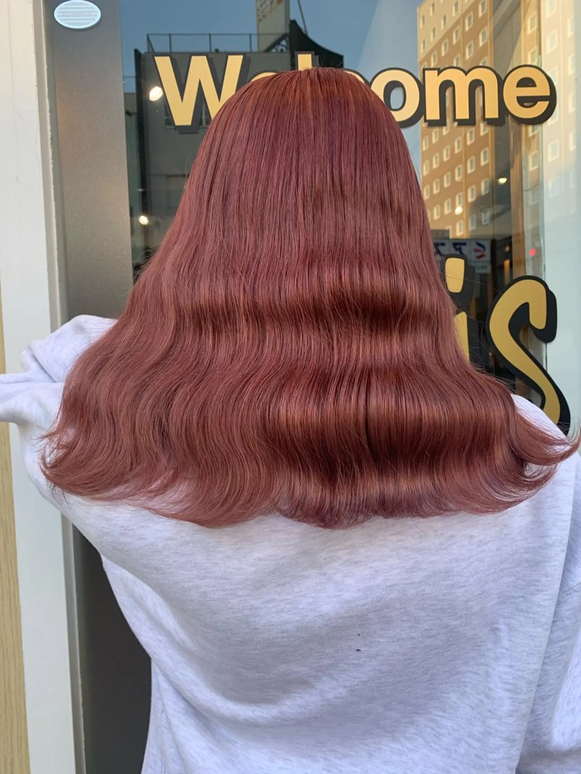 ミディアム カラー パーマ ヘアアレンジ メンズ キッズ ネイル マツエク・マツパ アイブロウ ブラウンカラー カシス カラーマツエク ブラウン ヘアカラー トリートメント 🤍韓国風/艶髪🤍 鳥越美羽のヘアスタイル