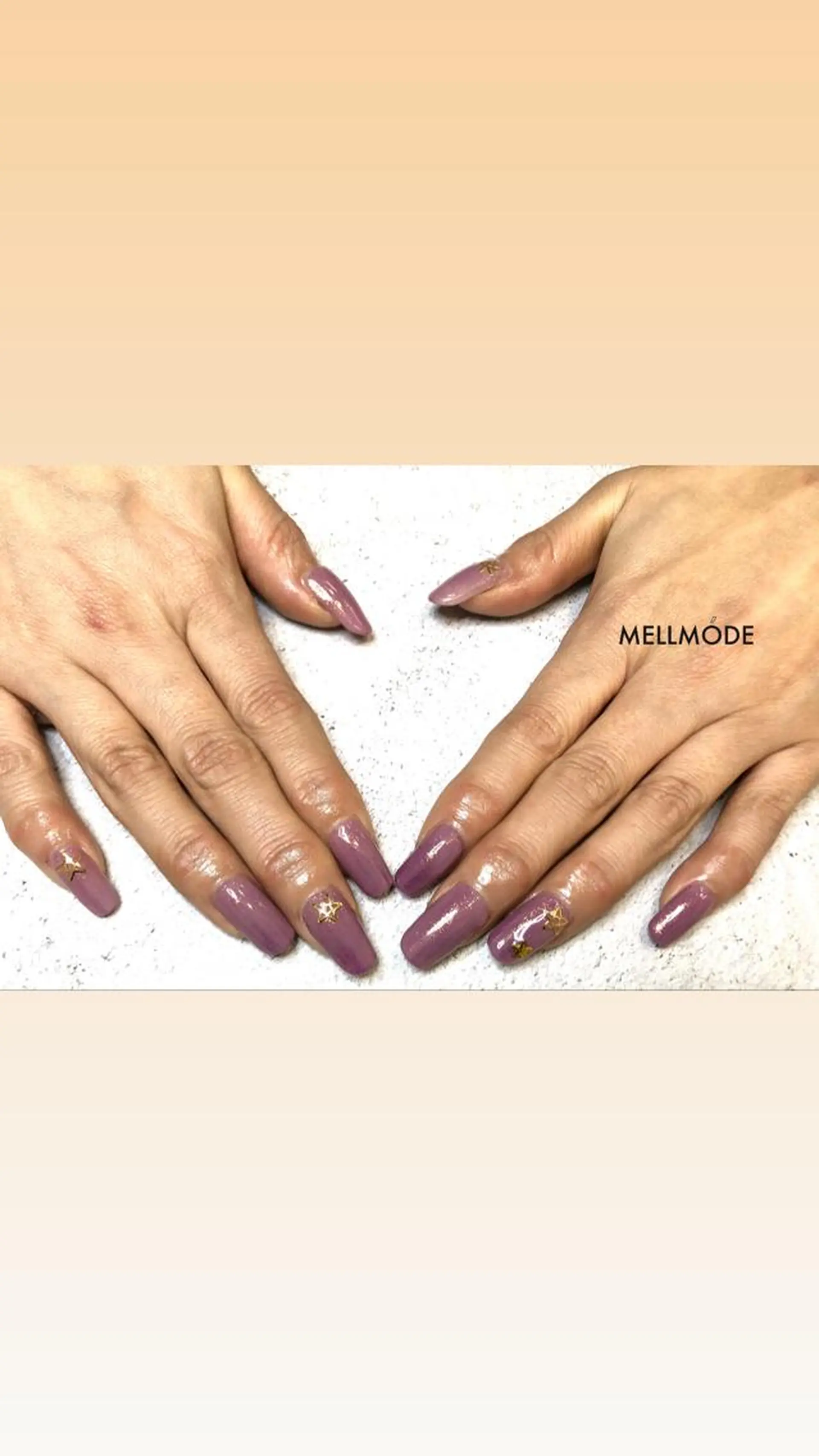 ネイル 長さ出し ネイルチップ MELLMODE所属・Nakano Kanaのネイルデザイン