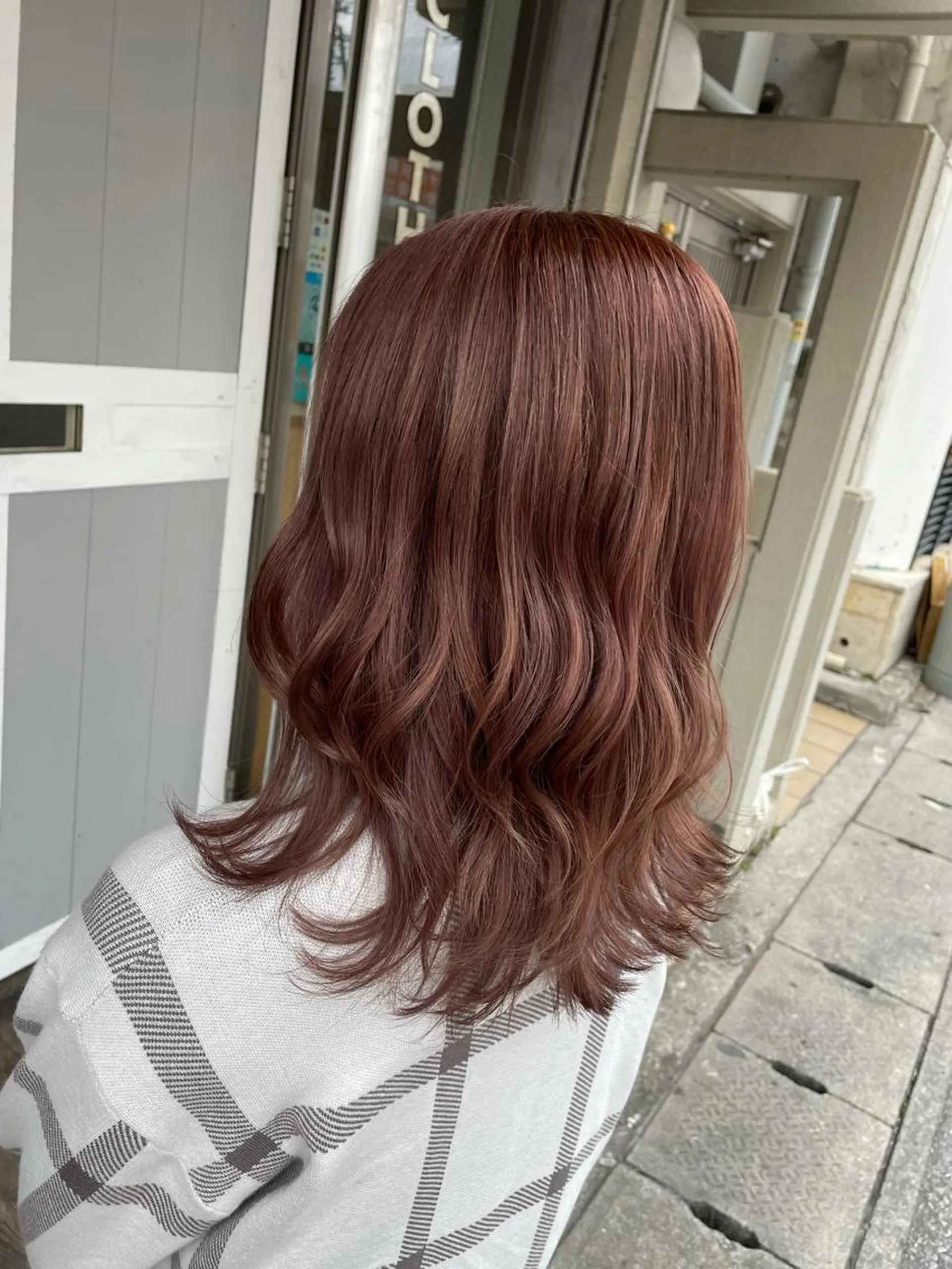 カラー miloc かおりのヘアスタイル