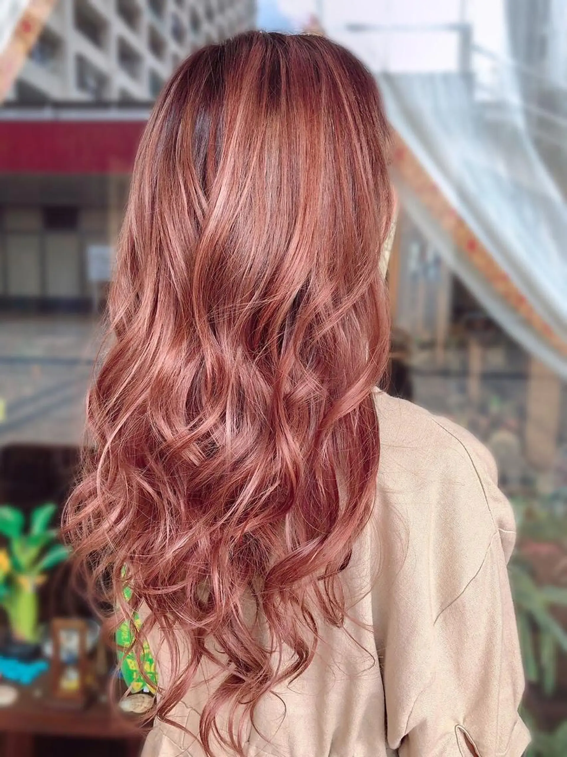 ロング カラー ヘアカラー トリートメント THE2ND 大竹 瞳のヘアスタイル