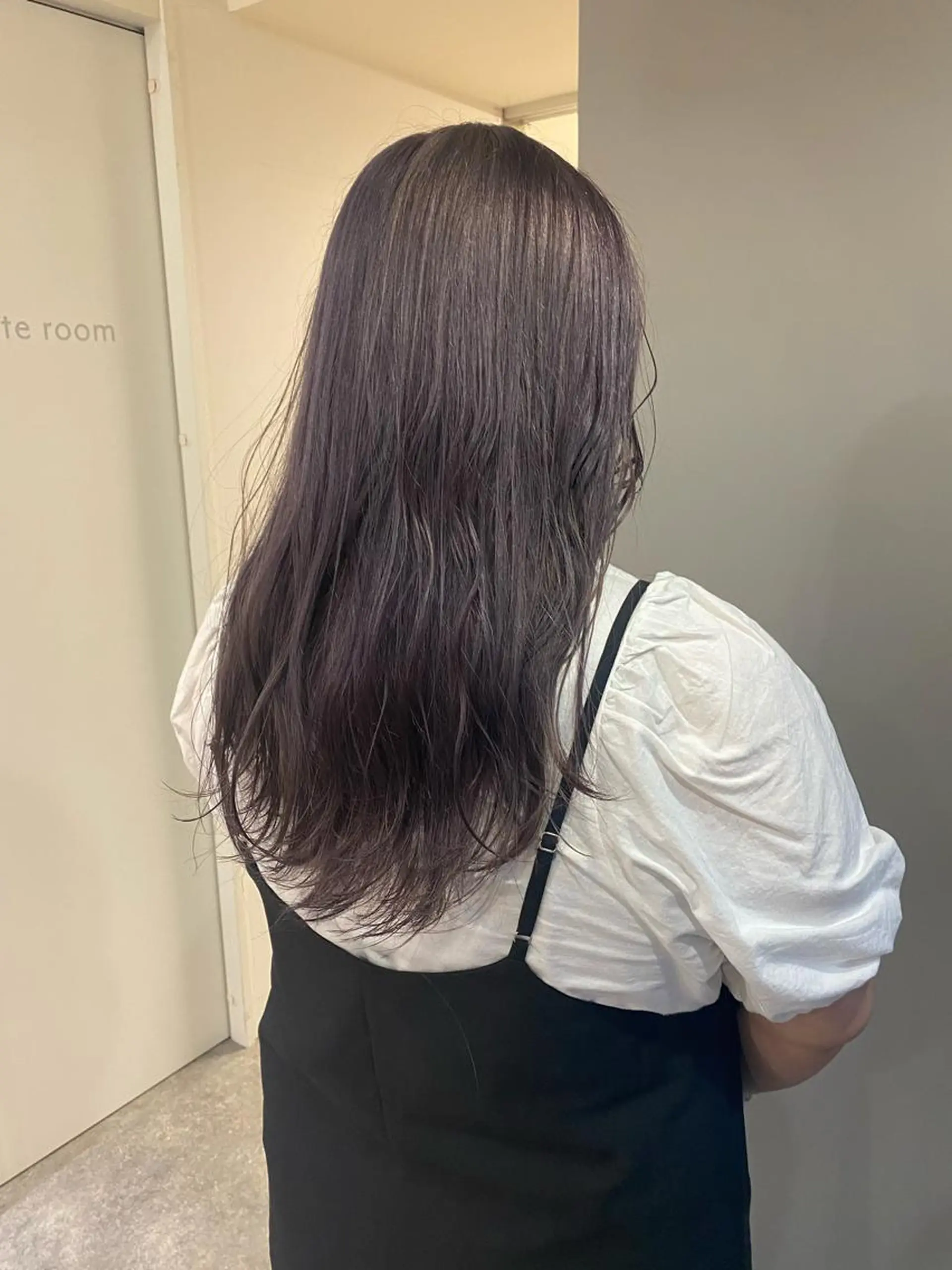 セミロング カラー ヘアアレンジ ブリーチ グレージュ ヘアカラー ボブ /ニュアンス/ satomi🧸💖のヘアスタイル