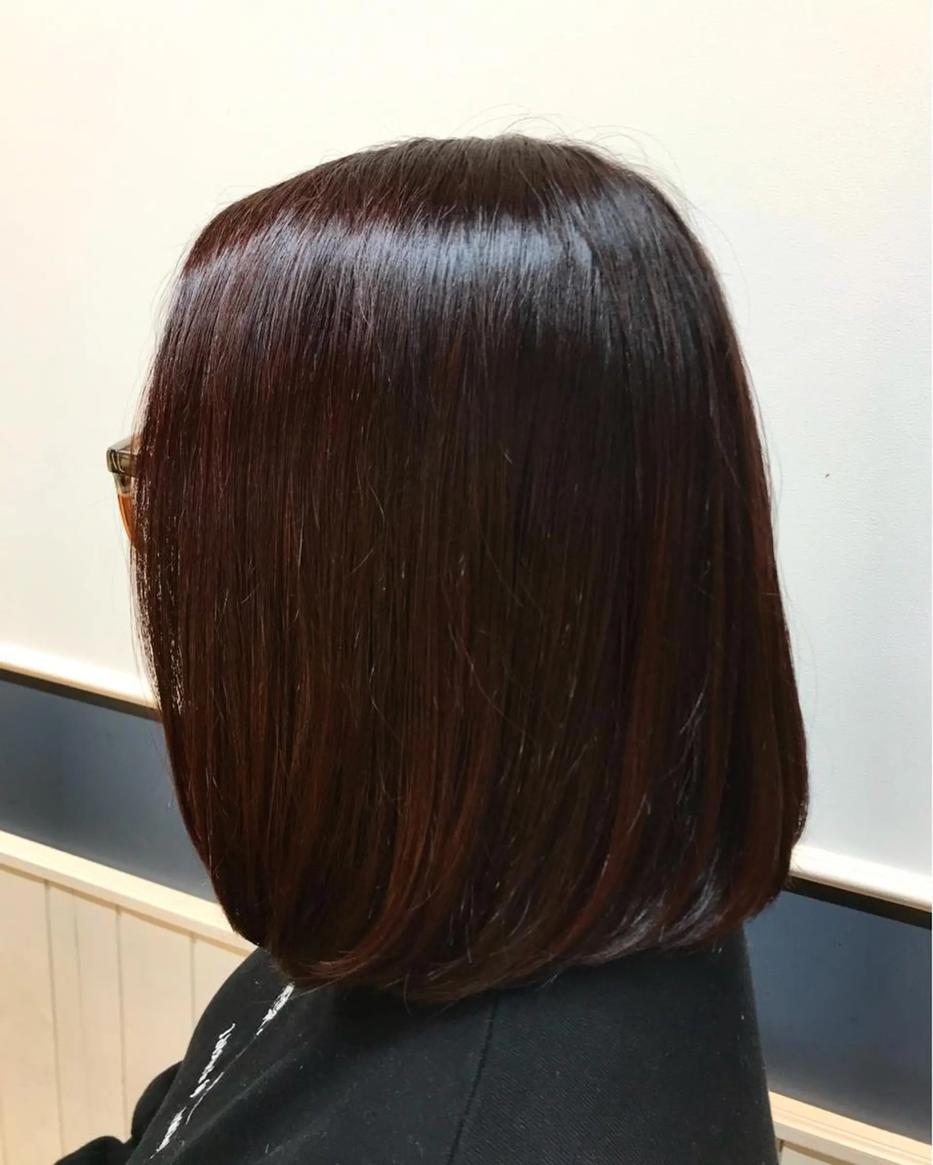 ミディアム カラー ピンクカラー 工藤 梨花のヘアスタイル