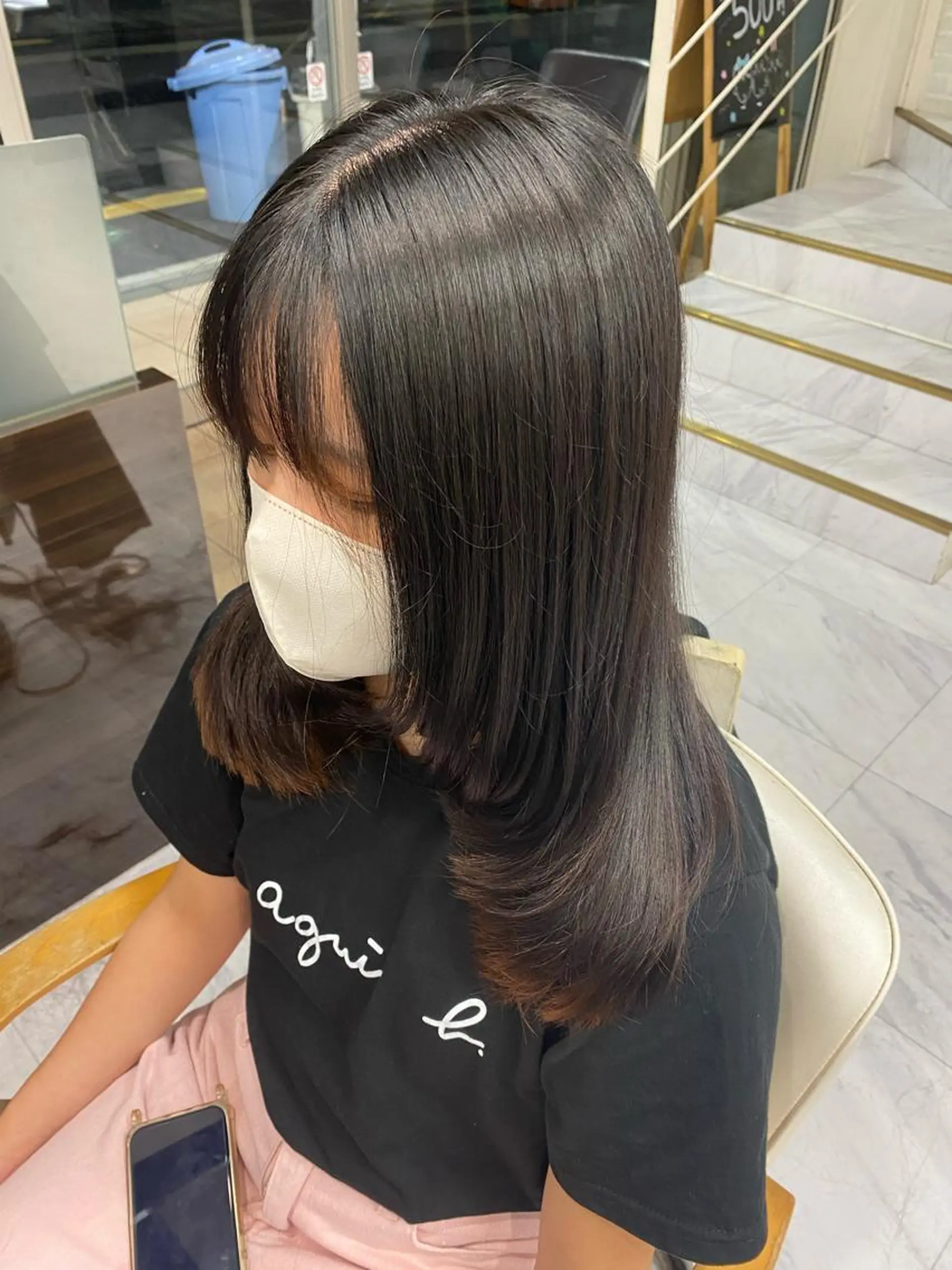 ロング レイヤーカット シャギー 目黒 碧人のヘアスタイル