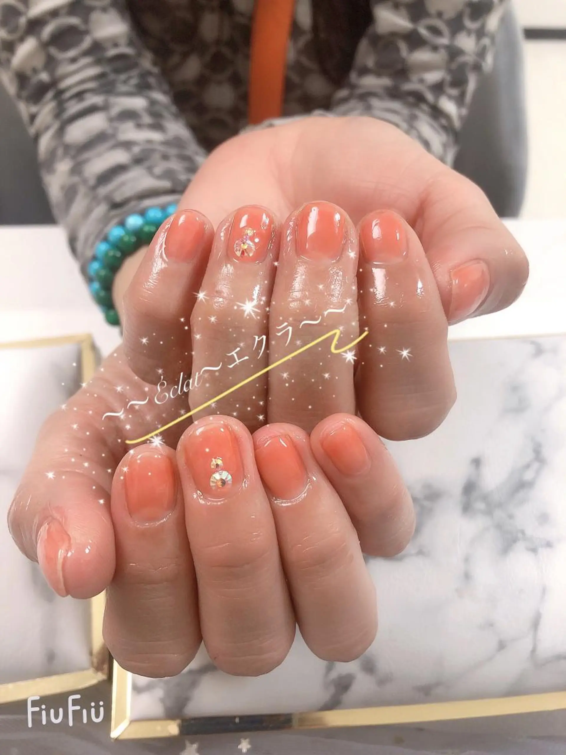 ネイル ネイルサロンエクラ 🫧Shizukaのネイルデザイン