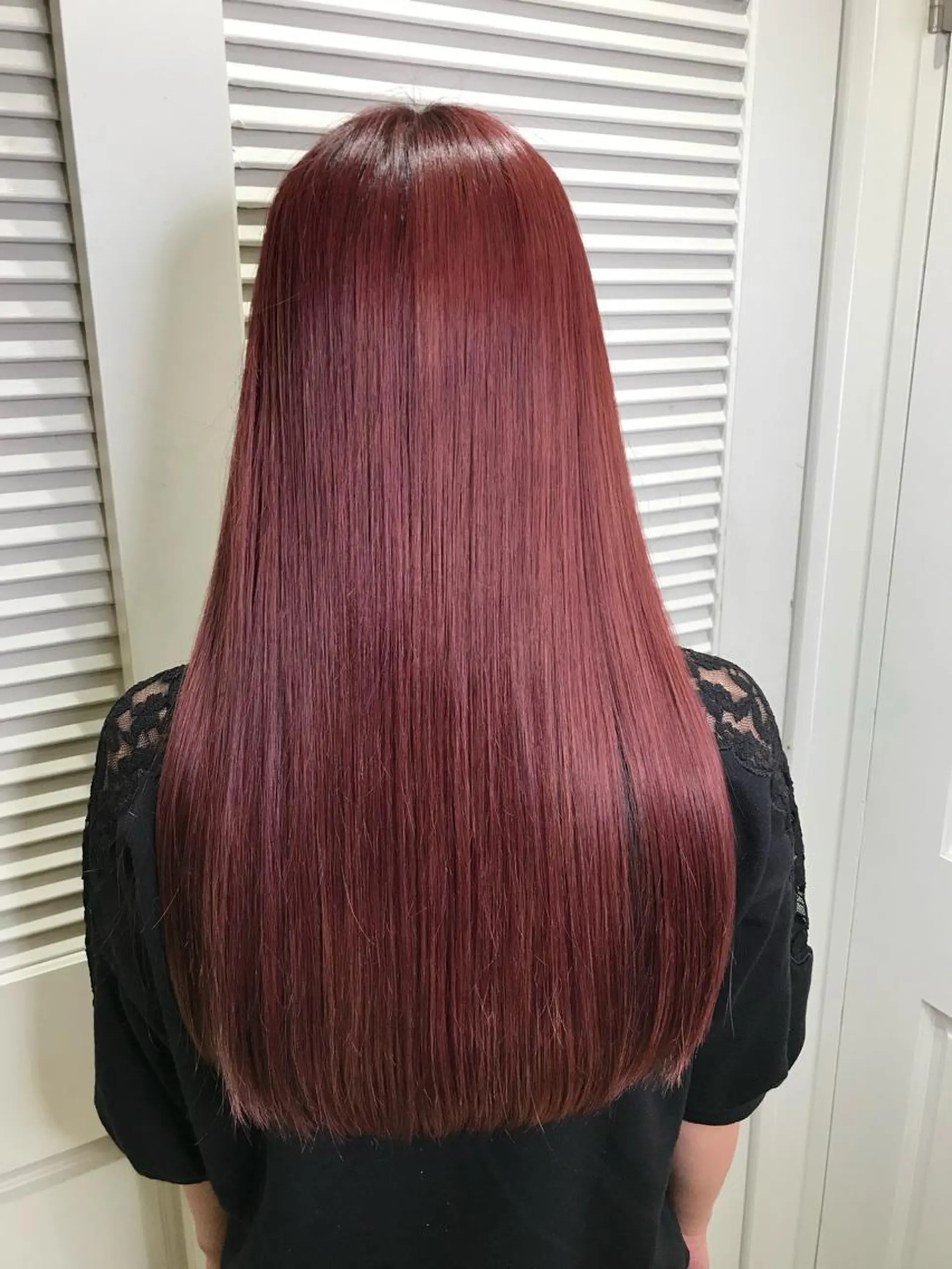 ロング ヘアカラー トリートメント 渋谷ハイトーン/ デザインカラー阿部のヘアスタイル