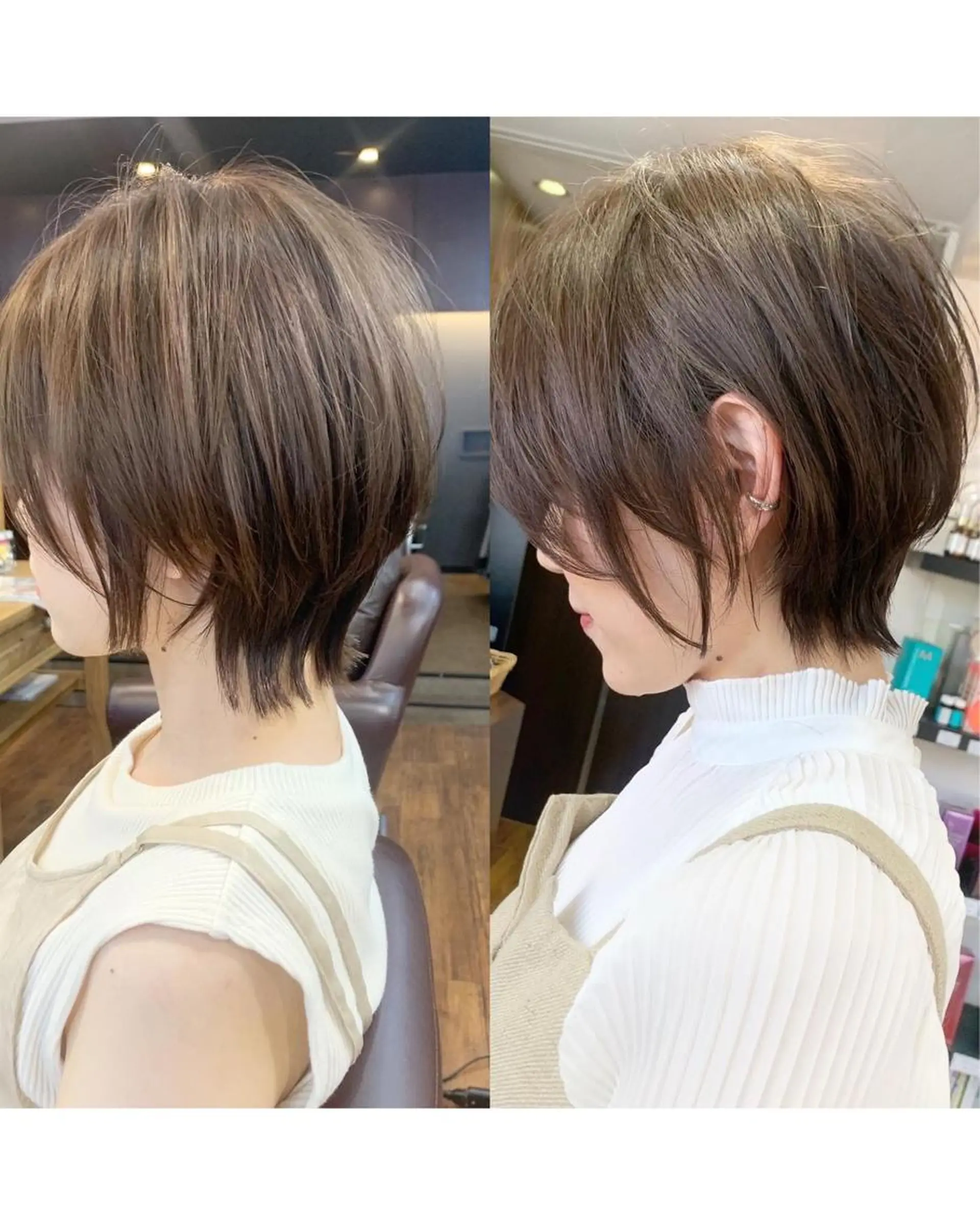 ショート 縮毛矯正/ショート/ レイヤー/畑中正敏のヘアスタイル