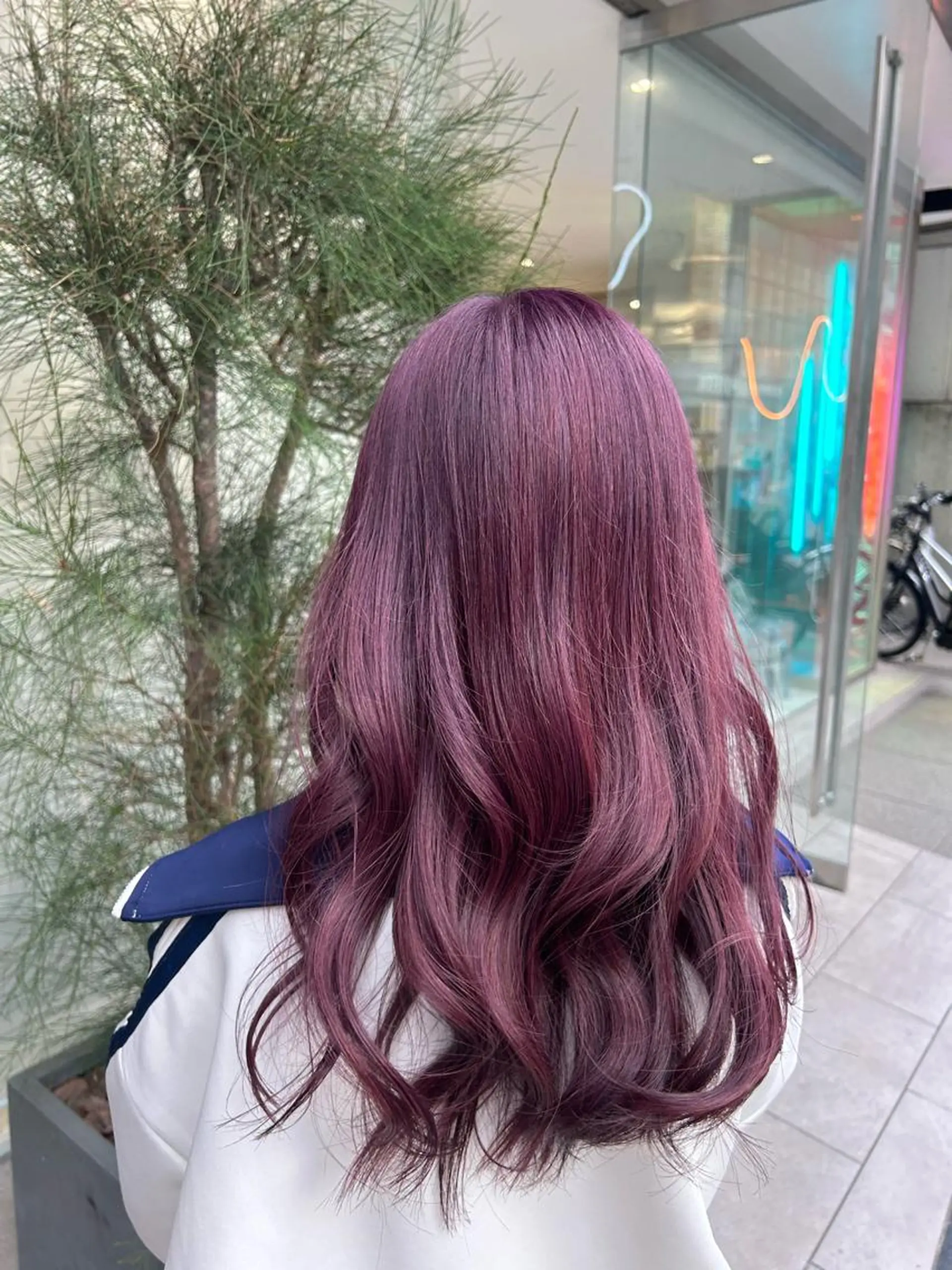 セミロング ヘアカラー トリートメント メンズ/ボブ/パーマ /くるみのマツエク・マツパデザイン