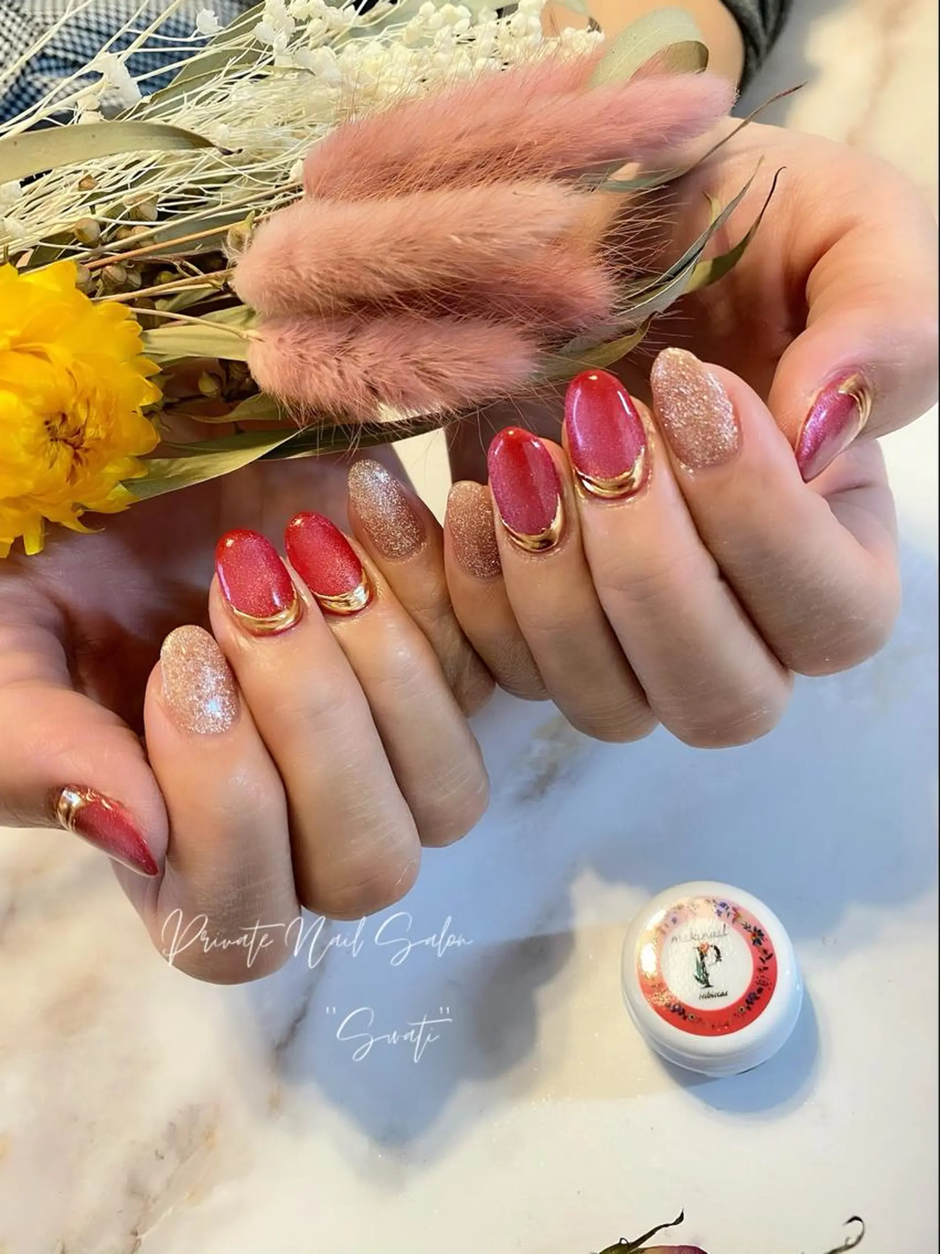 ネイル アートネイル ミラーネイル オフィスネイル yuko （ネイリスト）のネイルデザイン