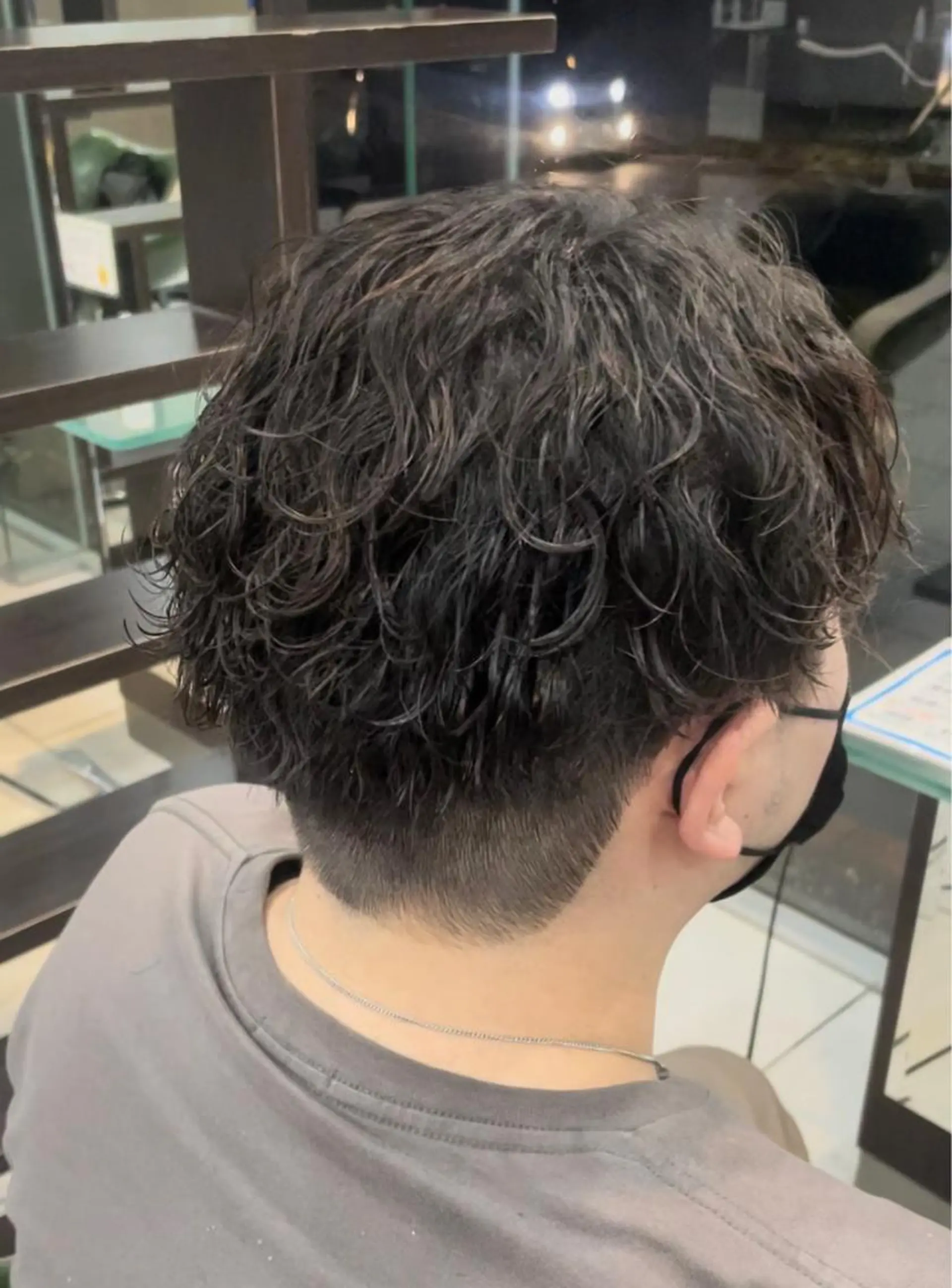パーマ メンズ メンズパーマ 波巻きパーマ PROGRESS Harukiのヘアスタイル