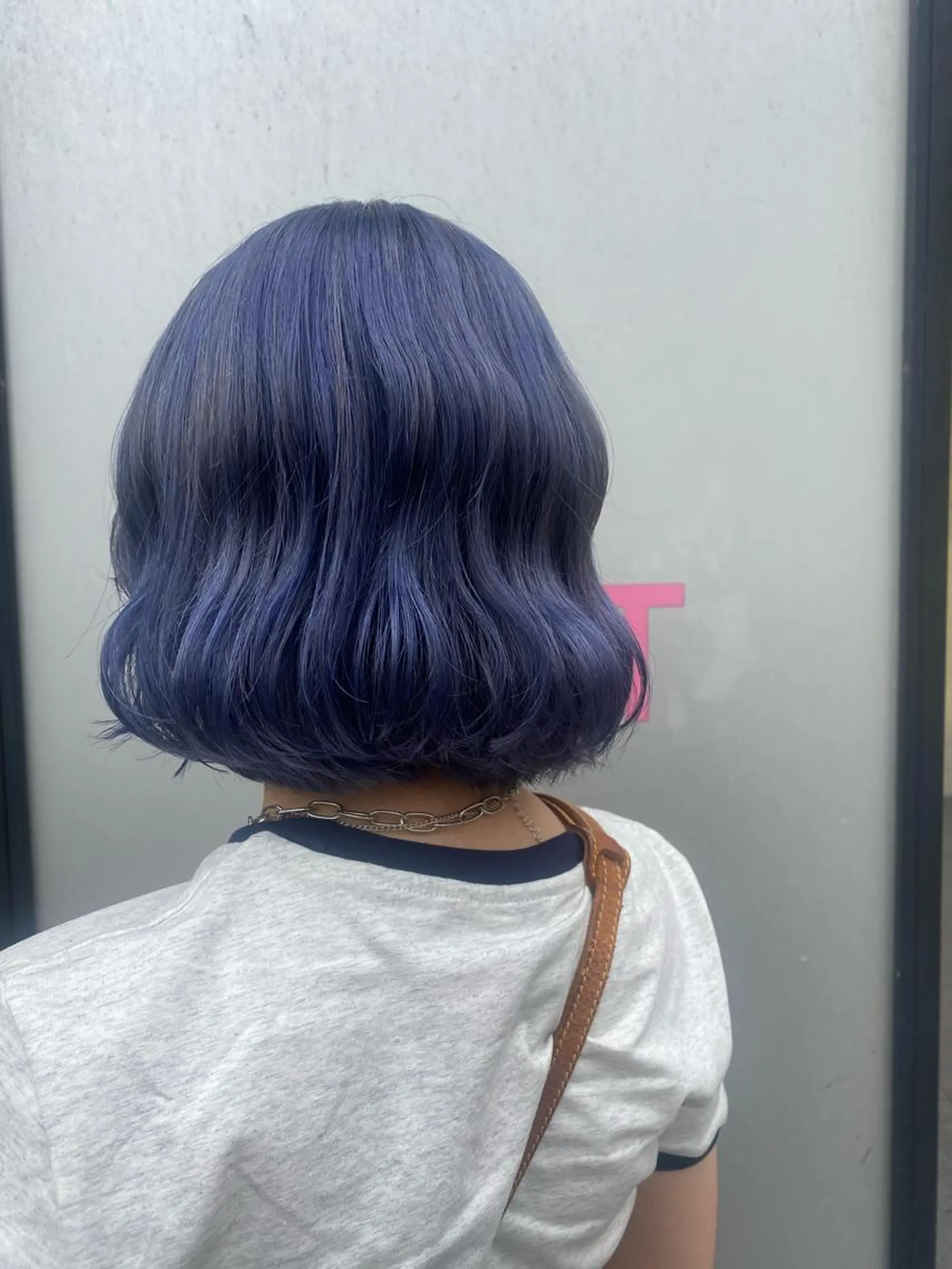 ミディアム カラー ブルーカラー ∴Sanae. ∴ トータルビューティーのネイルデザイン