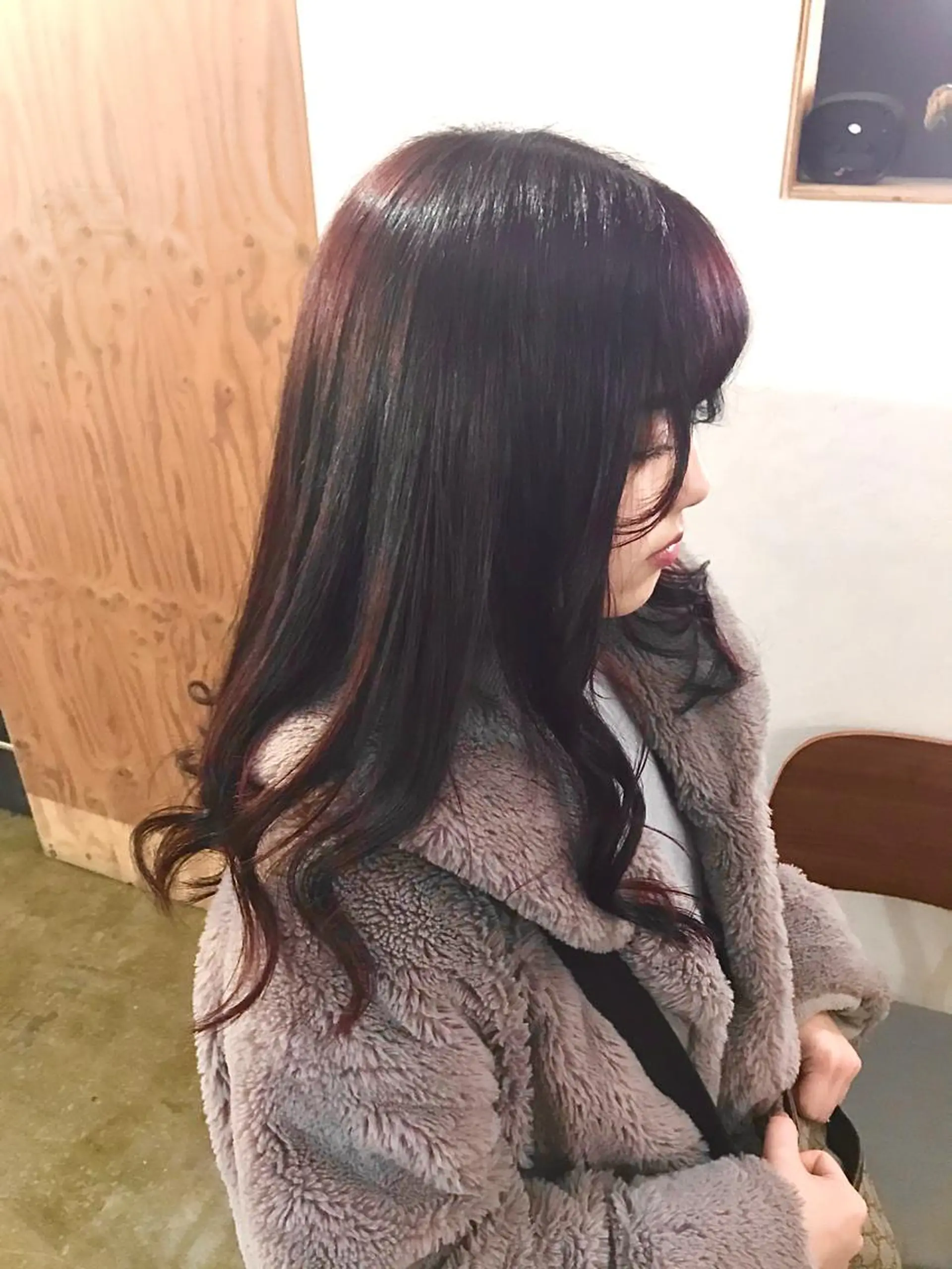 ミディアム カラー ピンクカラー ローズカラー ヘアカラー トリートメント 💎髪質改善💎 デザイナーshinのヘアスタイル