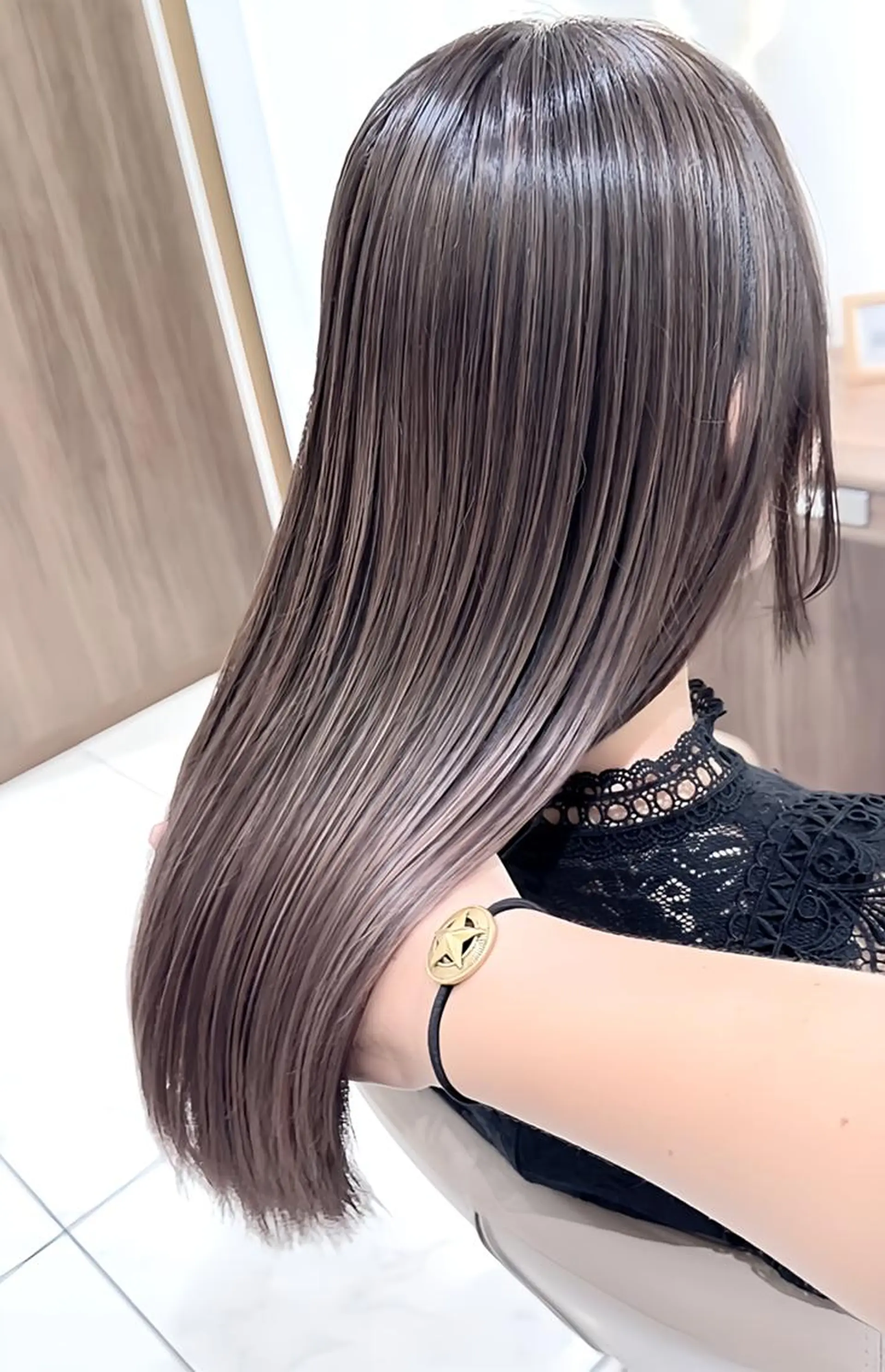 カラー 髪質改善 ヘアカラー トリートメント ＡＳＨ 大宮のヘアスタイル