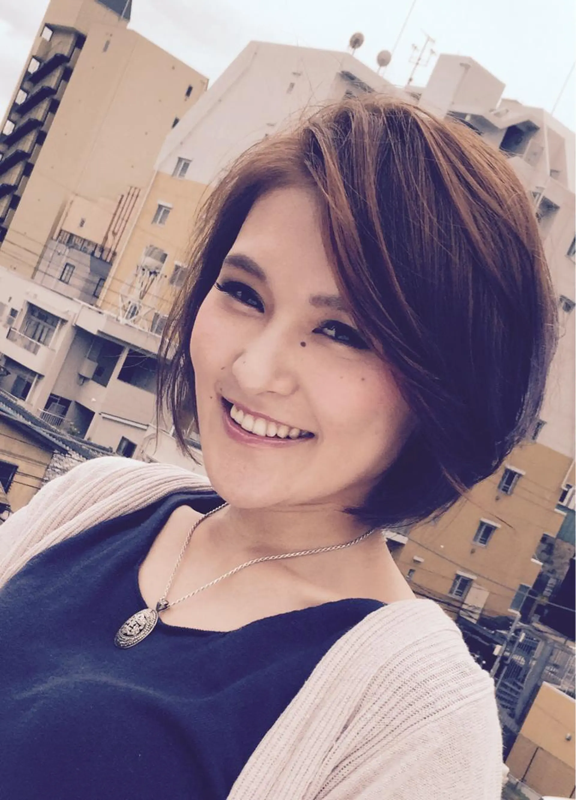 ショート カラー パーマ ショートヘア le jardin (ルジャルダン)八王子所属・高山 佳大のヘアスタイル