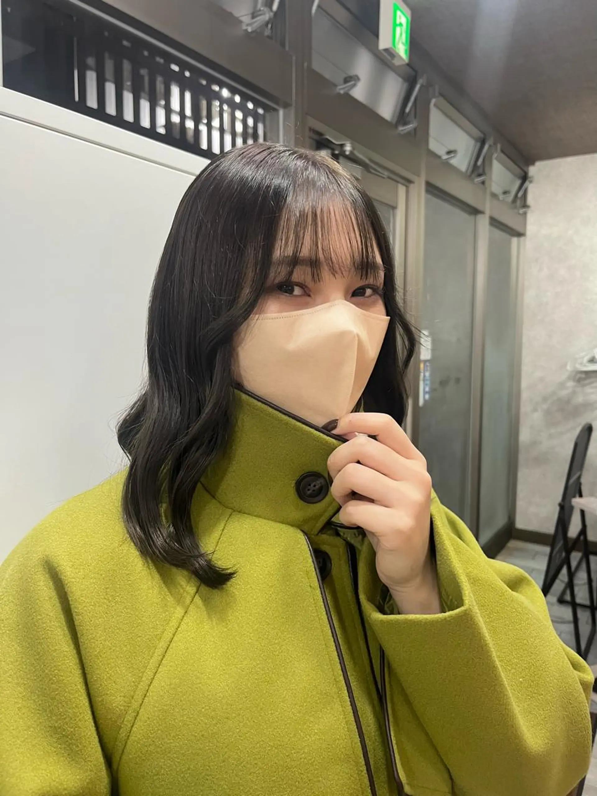 セミロング カラー 村田梨乃/ minim hairのヘアスタイル