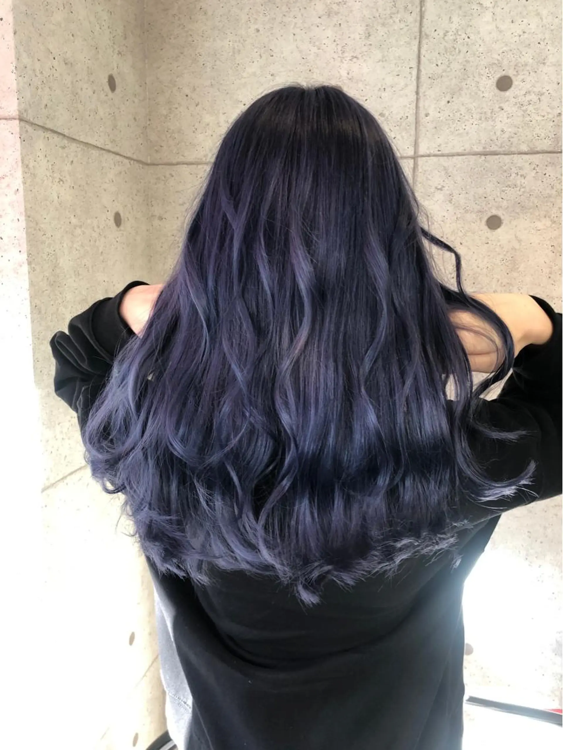 ロング カラー ベージュカラー グレージュ 韓国風/小顔レイヤー /艶カラーのヘアスタイル