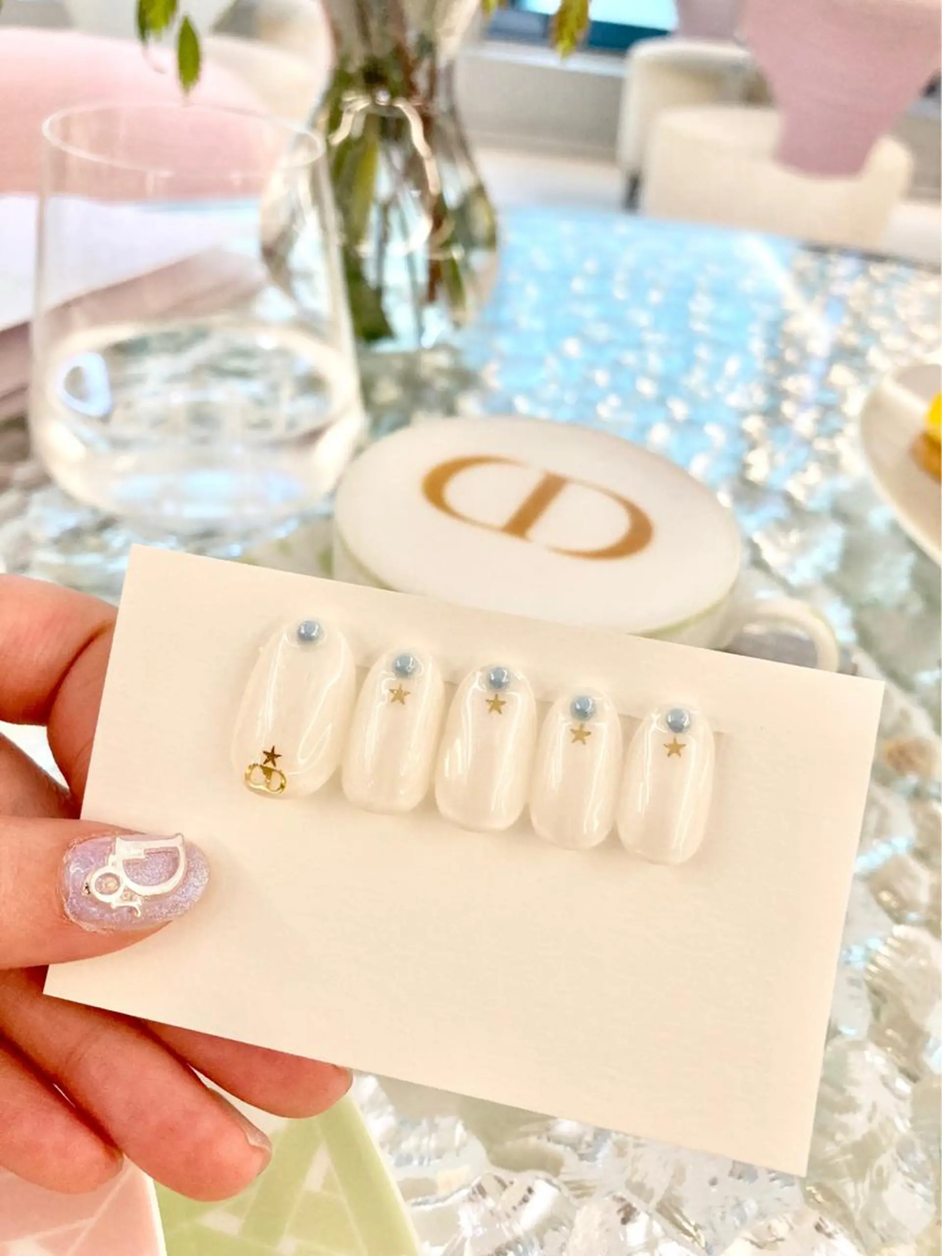 ネイル ネイルチップ 韓国ネイル💠 Tomoのネイルデザイン