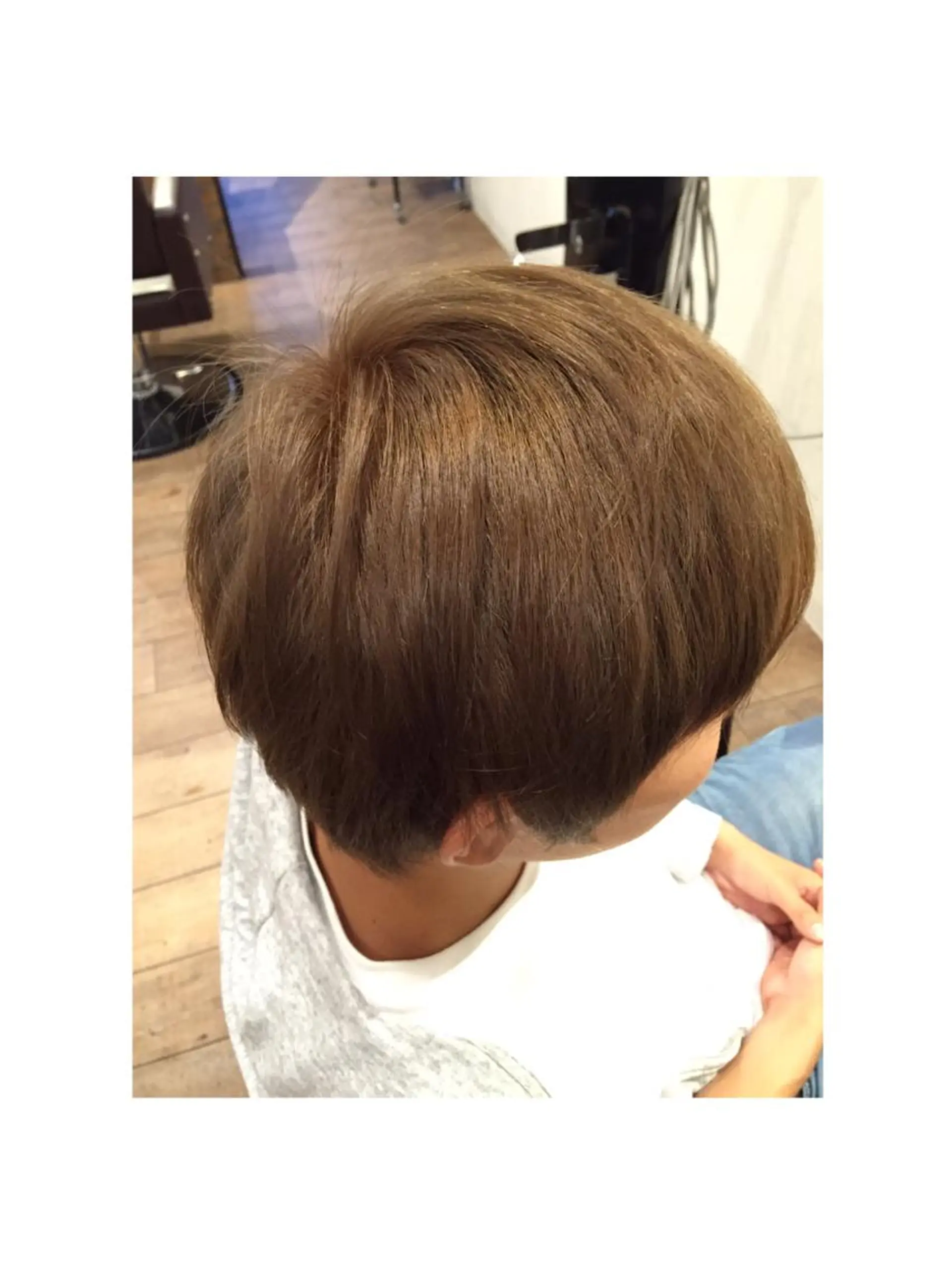 ショート カラー メンズ アディクシーカラー ダブルカラー TERRACE 福島所属・shi hoのヘアスタイル