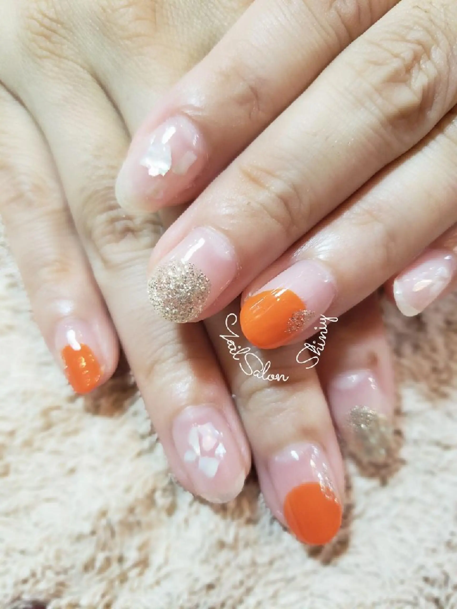 ネイル アートネイル フレンチネイル ネイル＆脱毛サロン マキのネイルデザイン