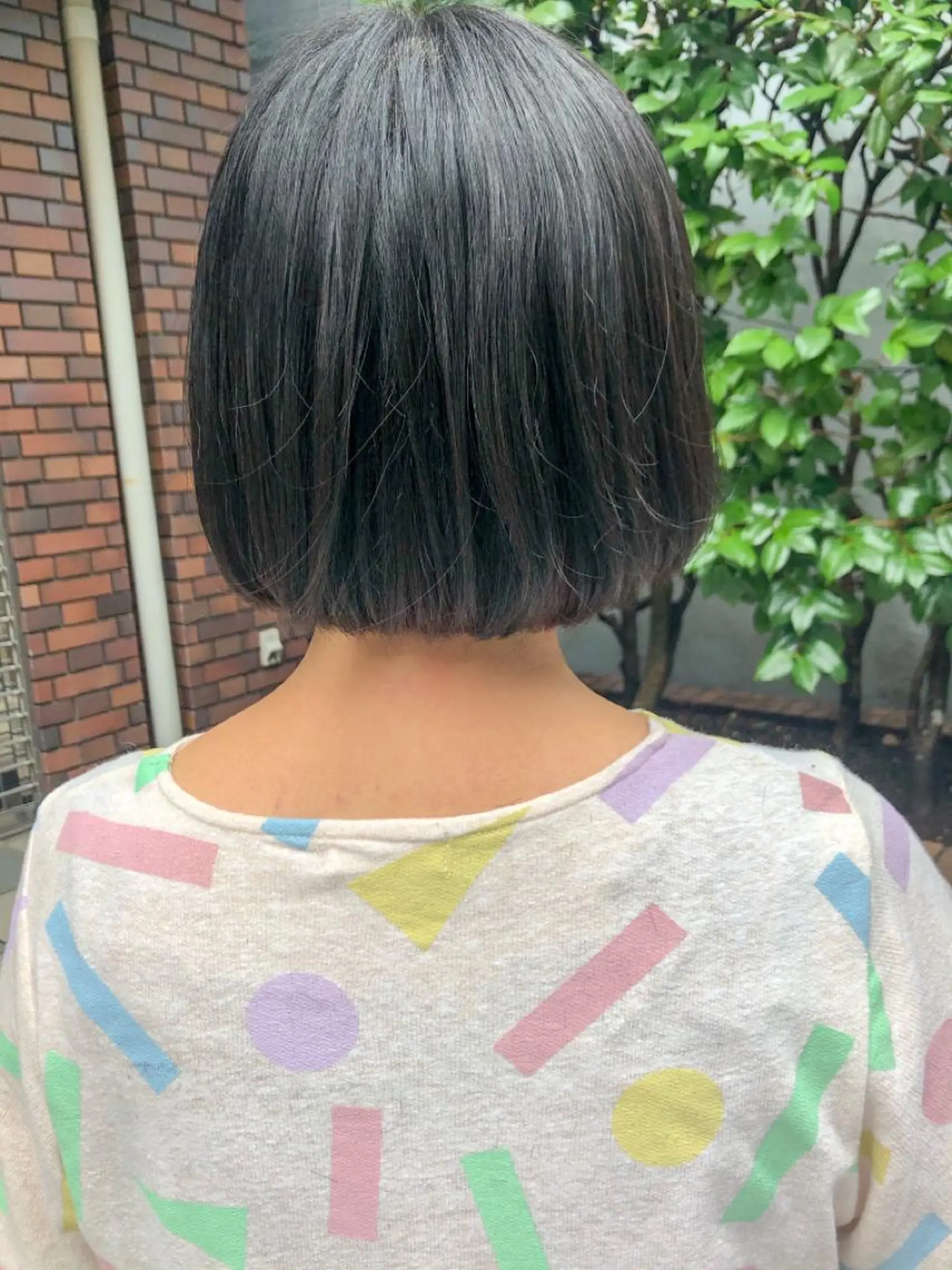 ショート カラー 長井 美佳のヘアスタイル