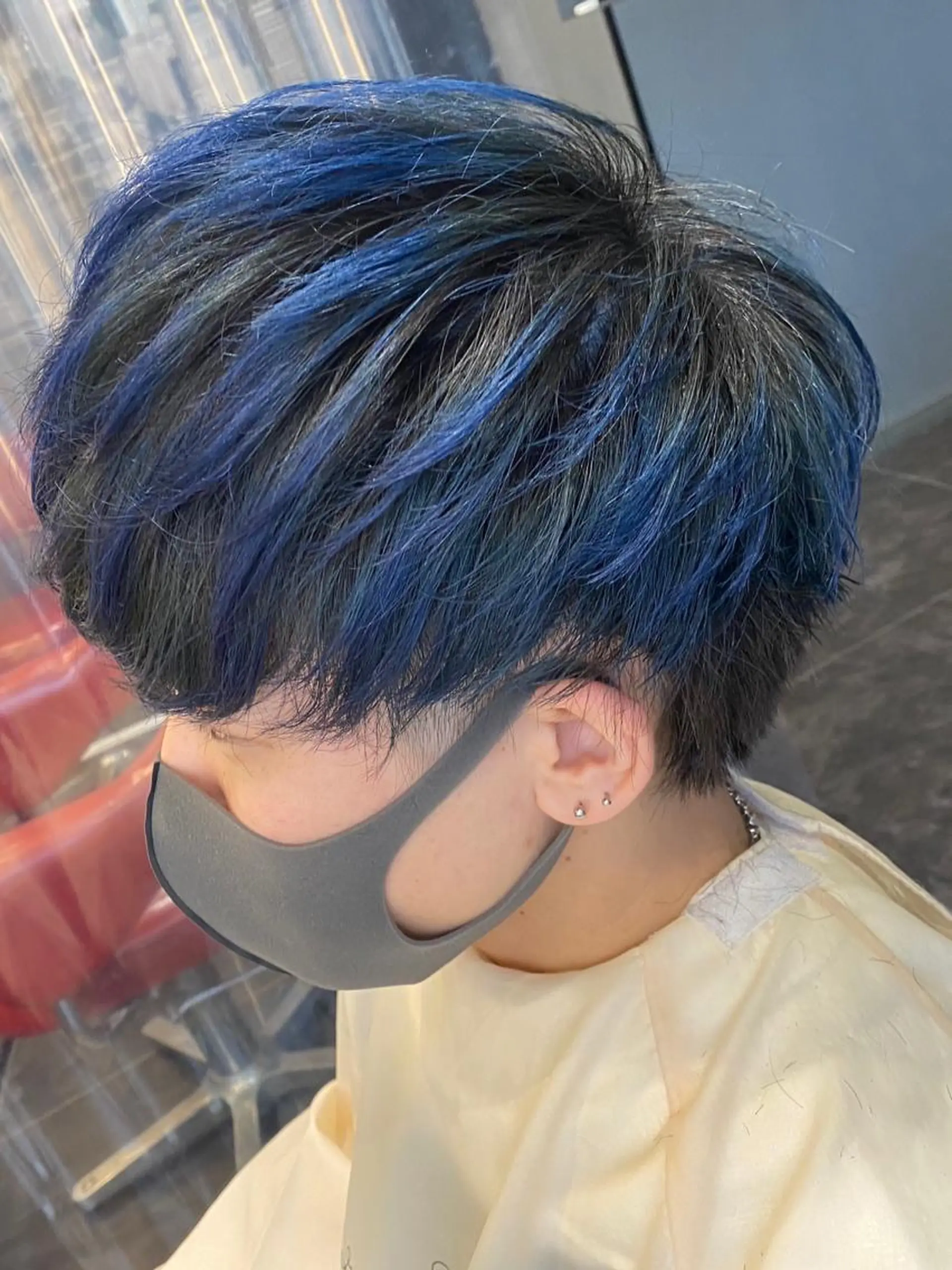 カラー メンズ グラデーションカラー ブリーチカラー/ 岩破瑞希のヘアスタイル