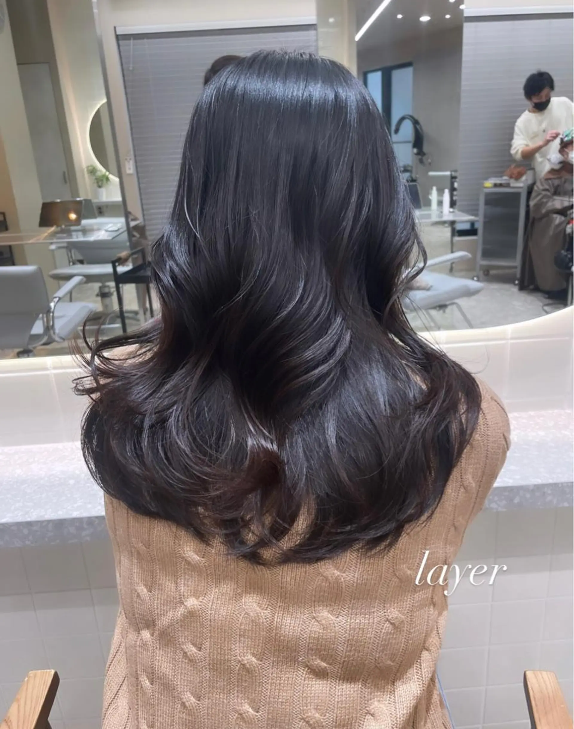 ミディアム Ess所属・YUKI / レイヤーカット🤍のヘアスタイル