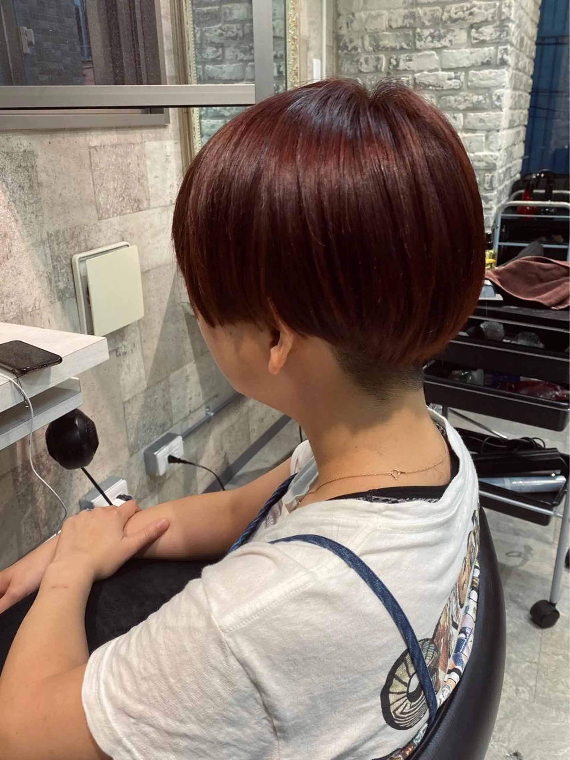 ショート カラー 🤍韓国風ヘア 柴田真帆🤍のヘアスタイル