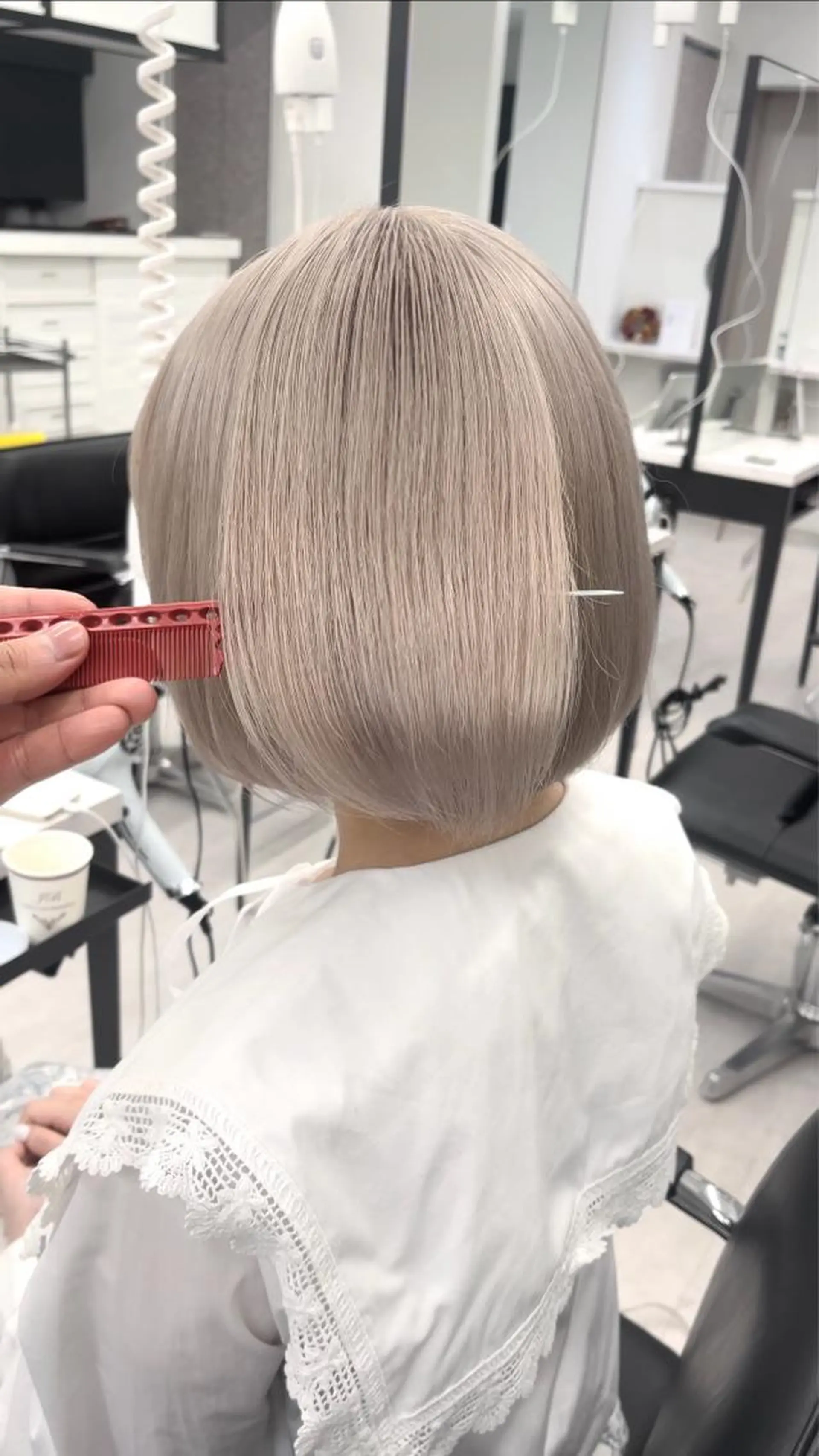 ミディアム カラー 高島大登/顔周り /レイヤーカットのヘアスタイル