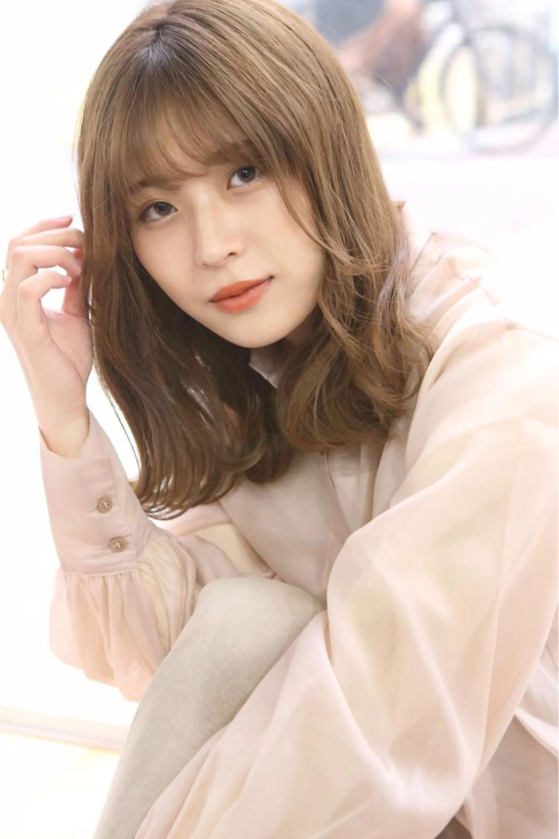 セミロング 亀川蓮 Agu hairのヘアスタイル