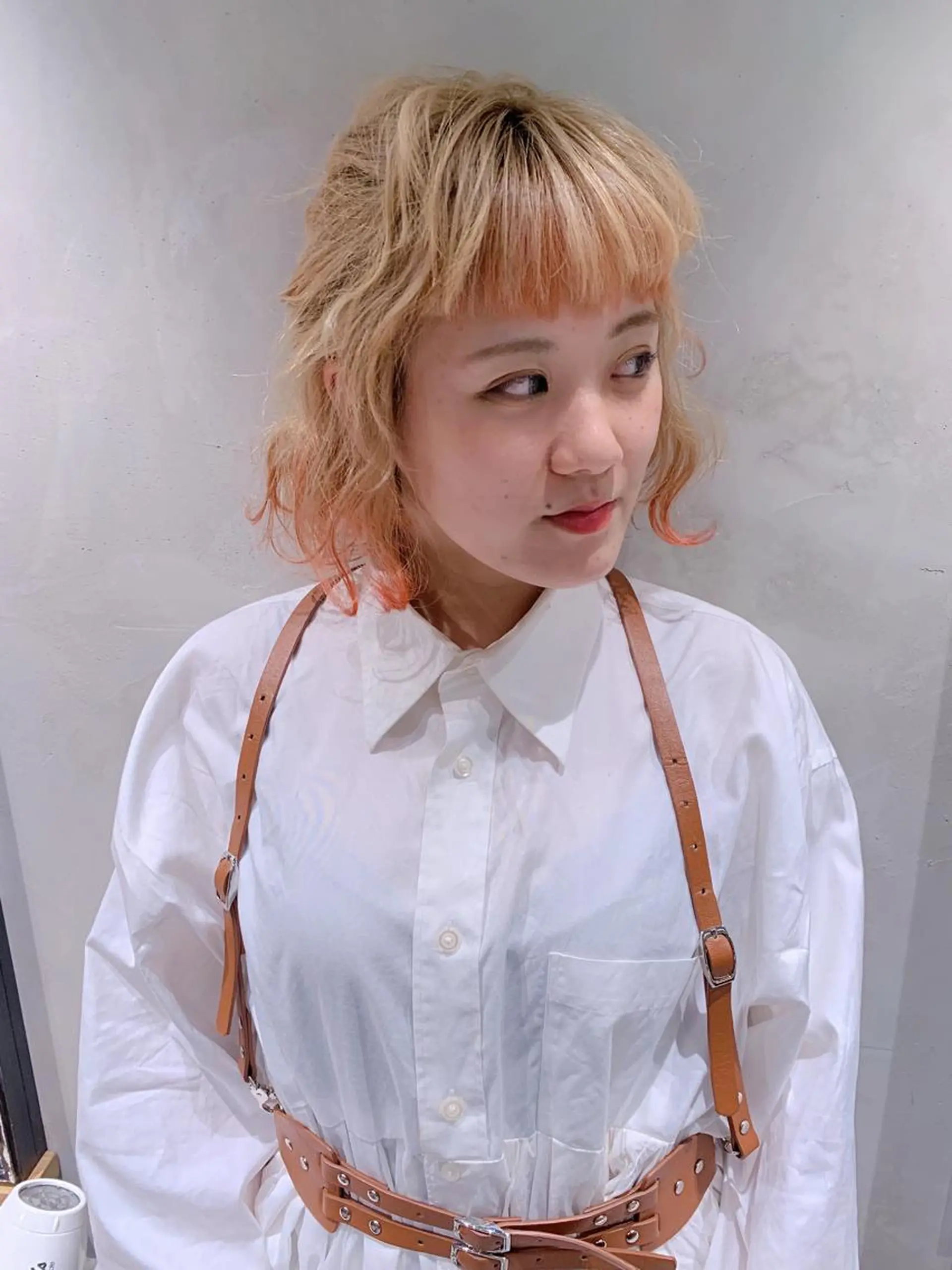 カラー インナーカラー 柔らかブラウン/顔周 りレイヤー♡ユウシのヘアスタイル