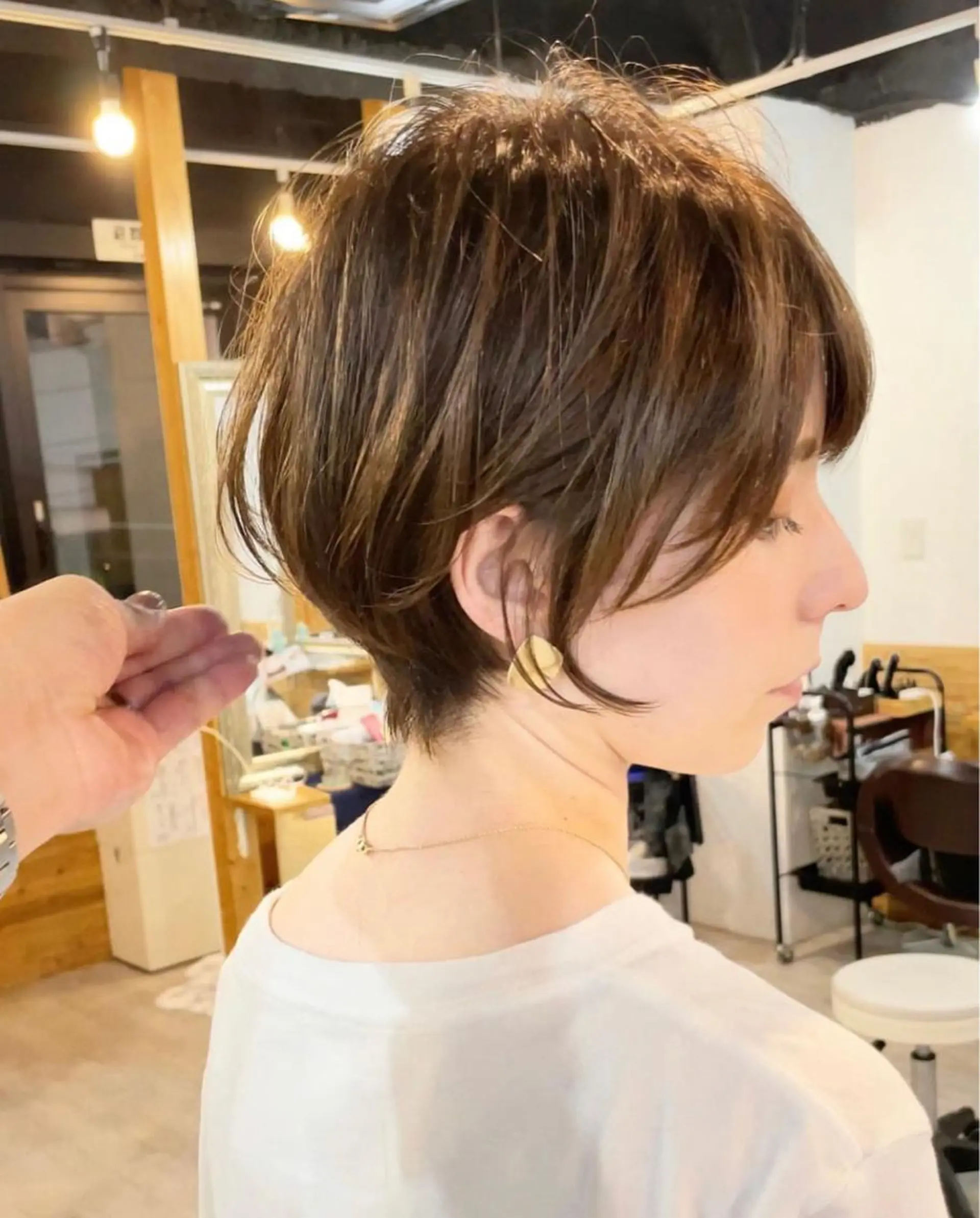 ショート カラー カット ヘアカラー le. pidorgeのヘアスタイル