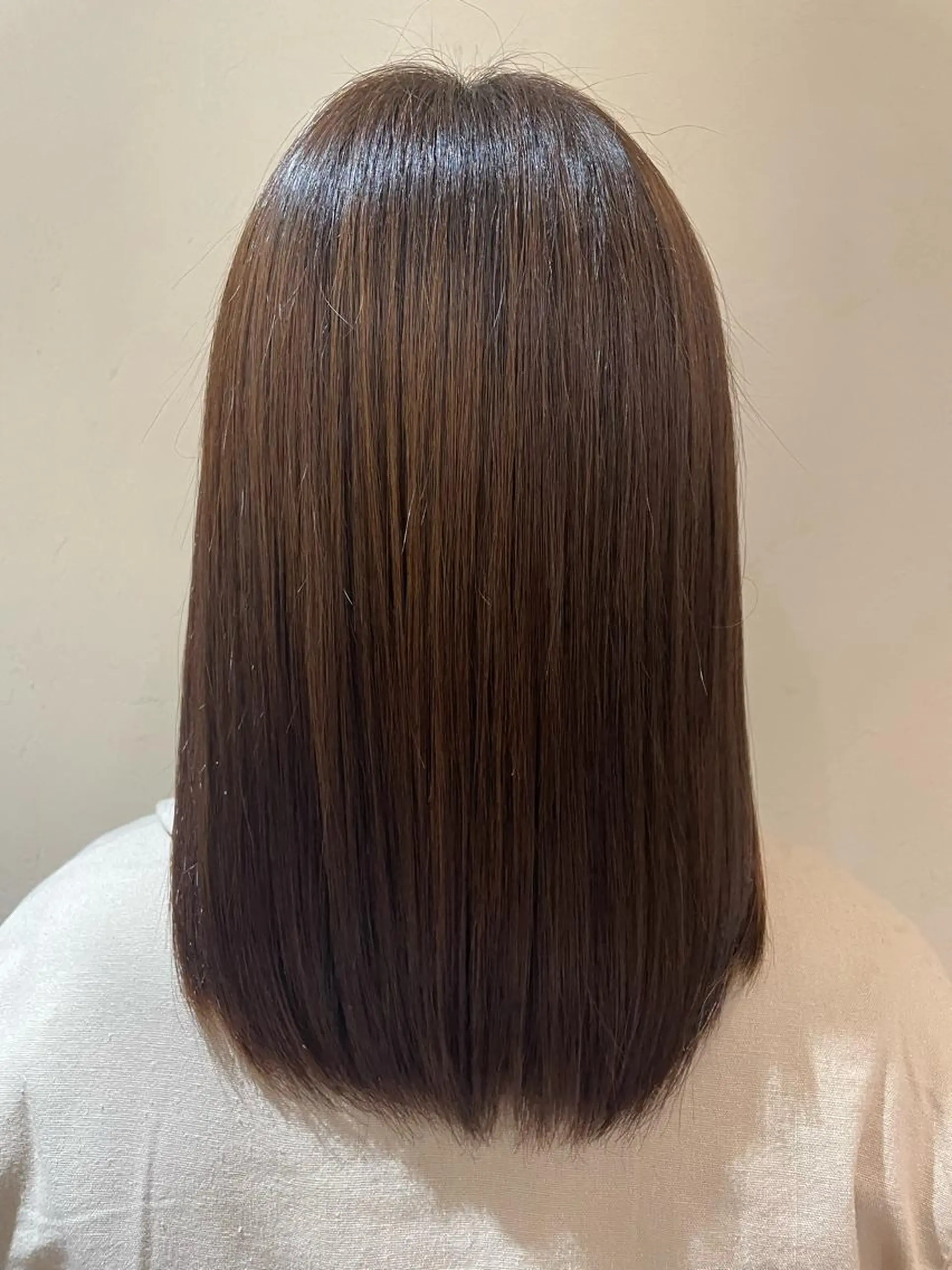 ミディアム 髪質改善 トリートメント 酸熱トリートメント 藤本 鈴捺のヘアスタイル