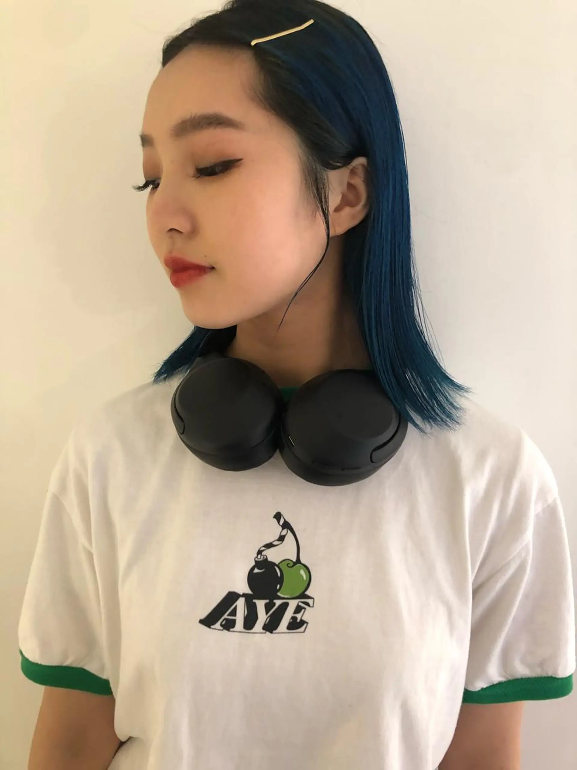 カラー ヘアカラー ブリーチカラー🎀 韓国風/寺門美優のヘアスタイル