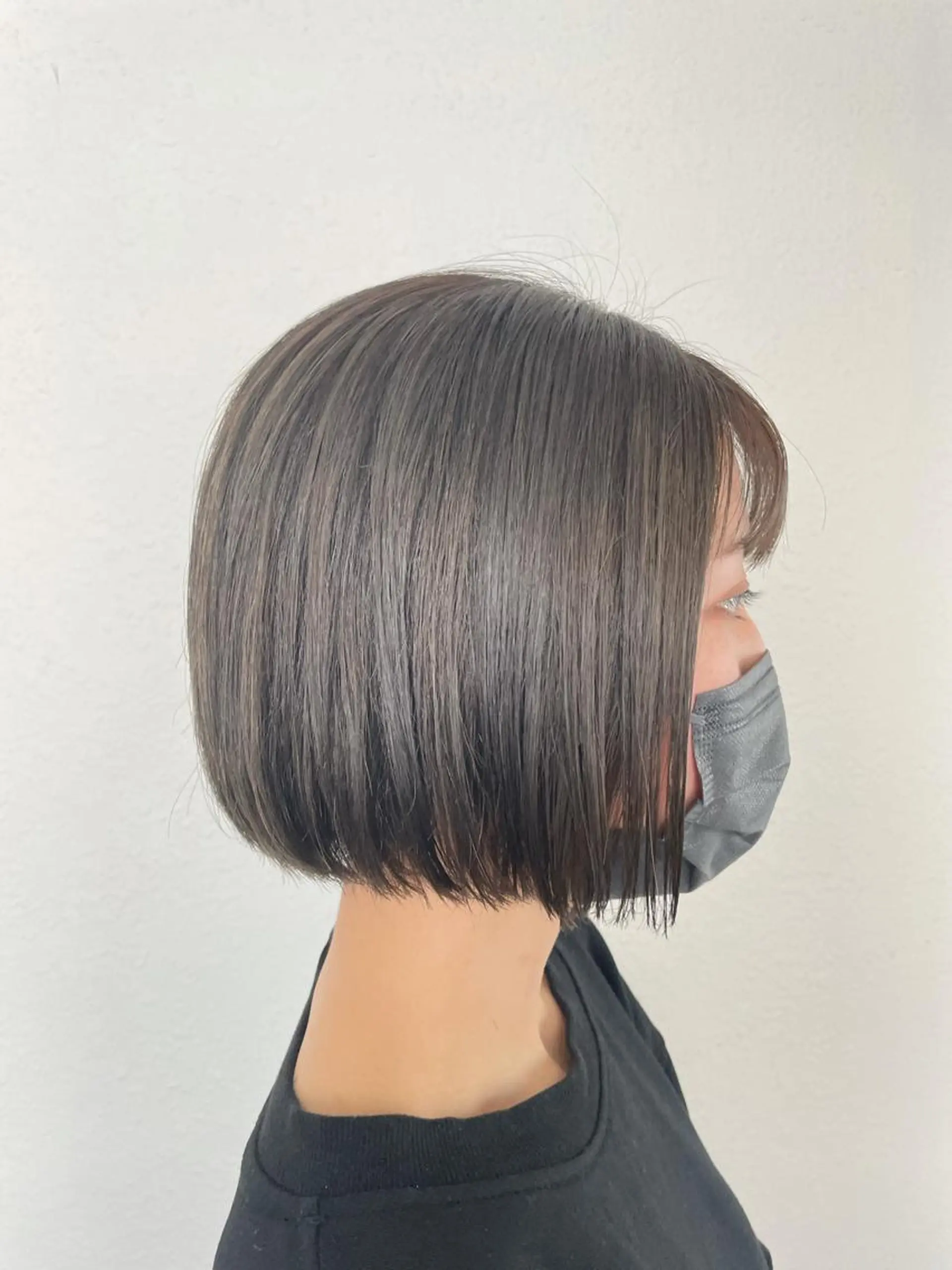 ミディアム ボブ 似合わせカット 【店長】ショート 似合わせ🦩相羽里美のヘアスタイル