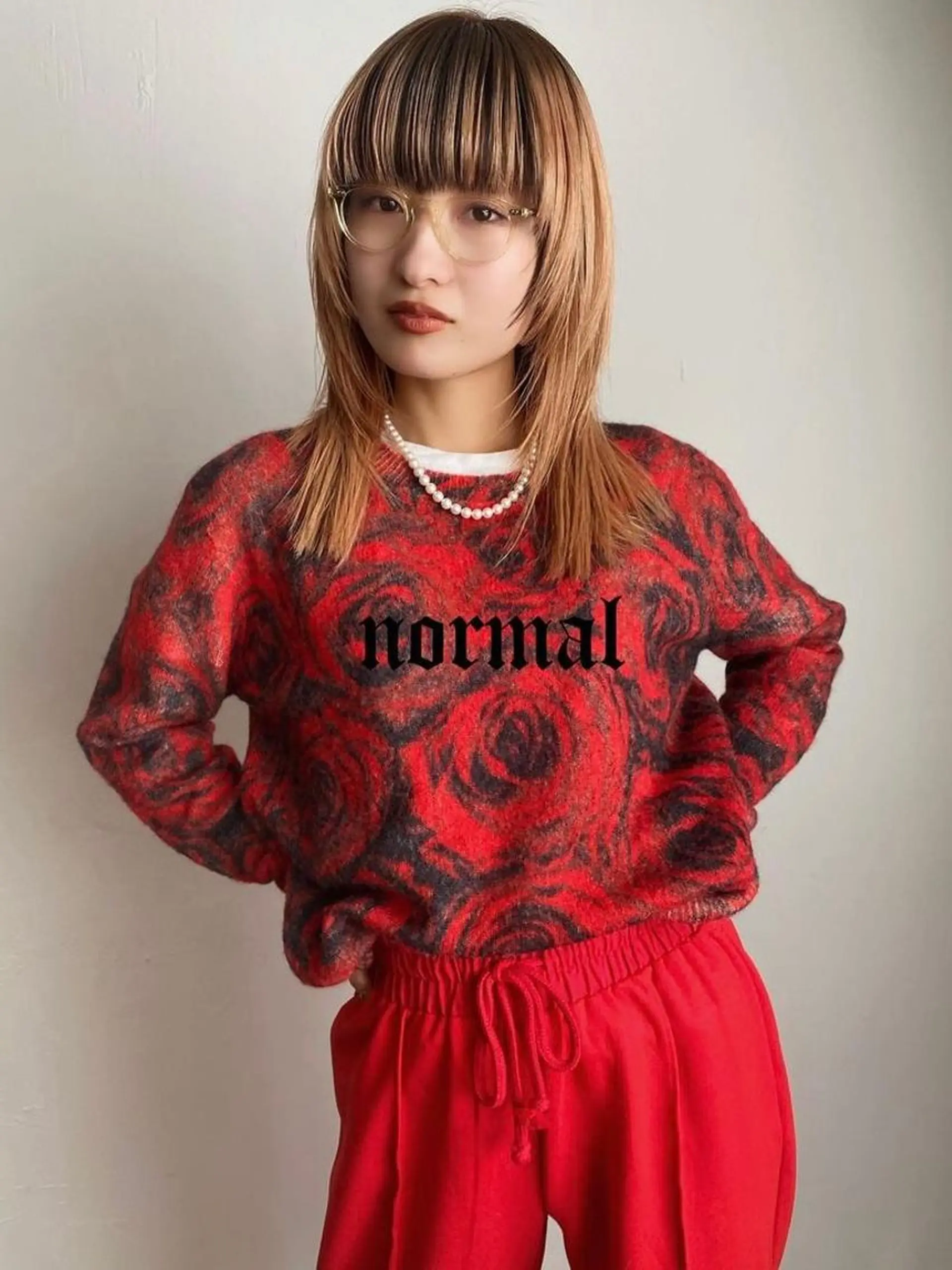 セミロング カラー ブリーチ ダブルカラー ハイトーンカラー イルミナカラー インナーカラー 🧡色落ちまで2度綺 麗なカラー🧡ヨシキのヘアスタイル