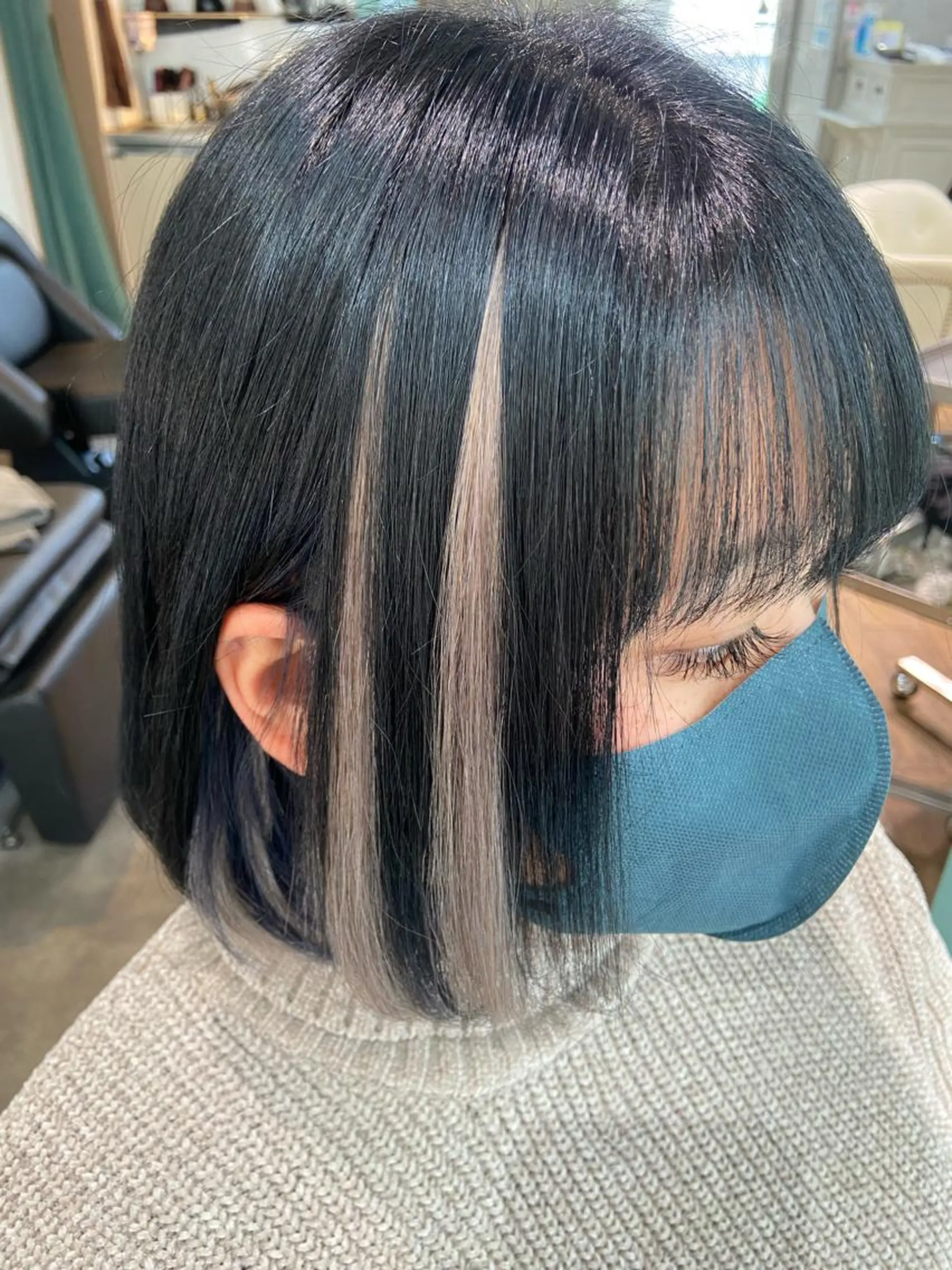 ショート カラー プルエクステ エクステ エクステ 🧸プルエクステ❤︎ ネイルKAO🧸のヘアスタイル