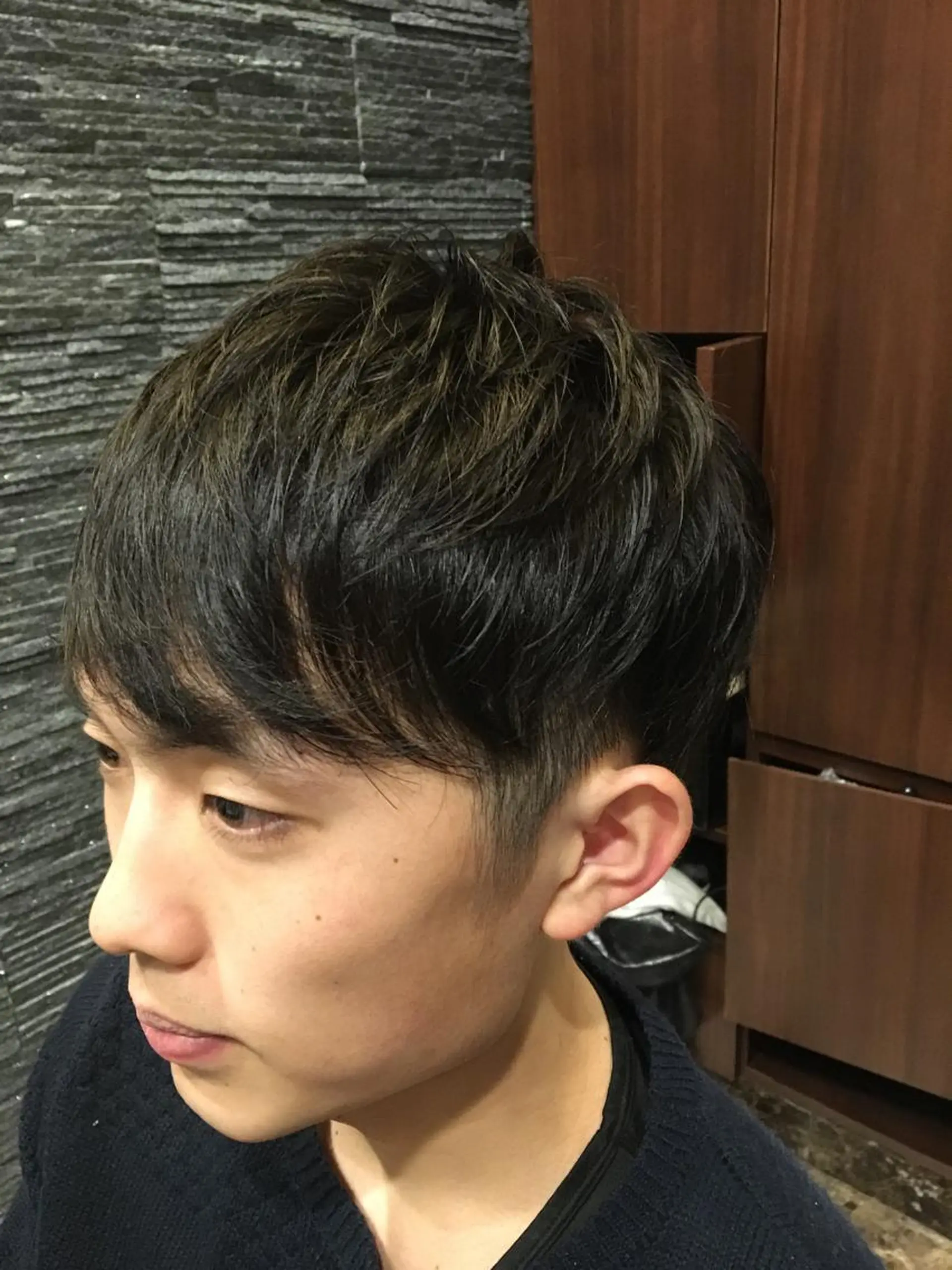 ショート メンズ ヒロ銀座 上口雄大のヘアスタイル