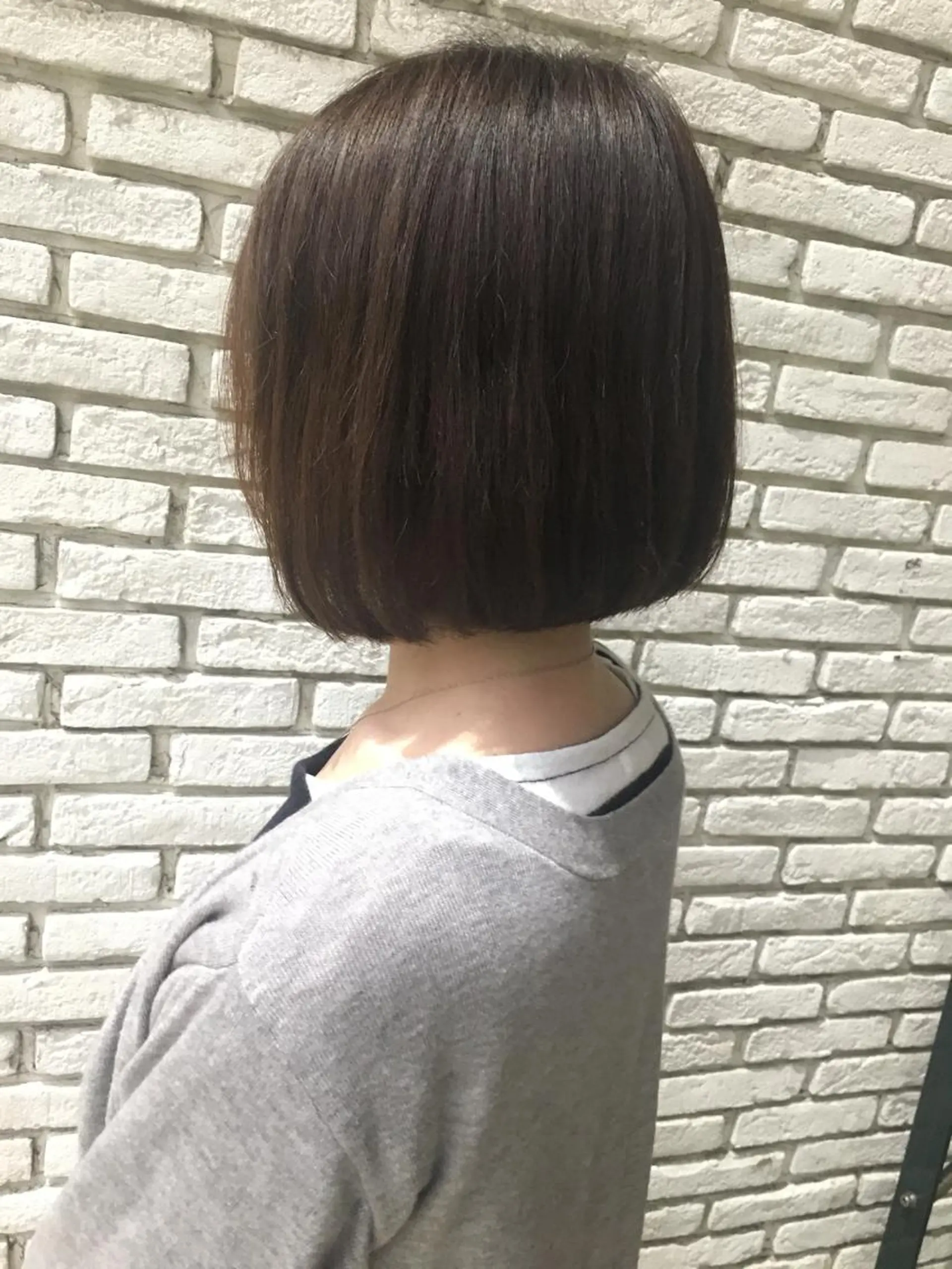 ショート カラー ボブ Lapel green所属・Lapelgreen 森町 / AOIのヘアスタイル