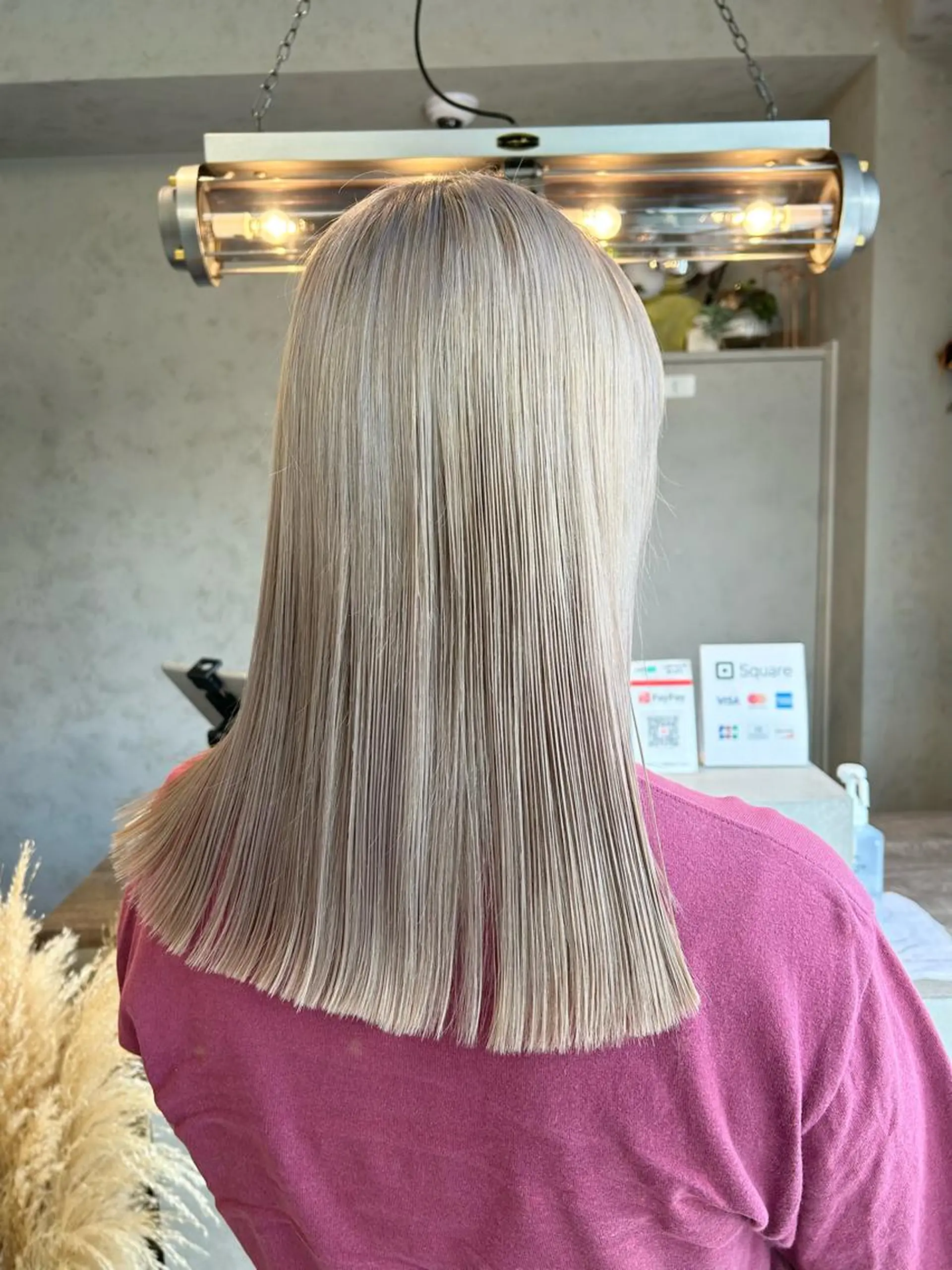 セミロング カラー ヘアカラー トリートメント Haru/THREE …by velvetのヘアスタイル